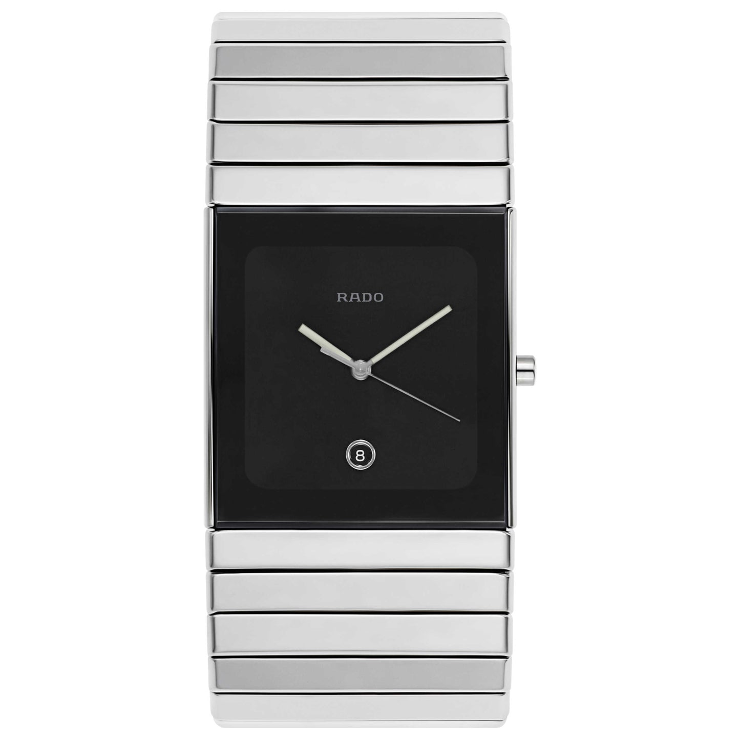 Front view of Rado Ceramica Men's Quartz Watch R21825152