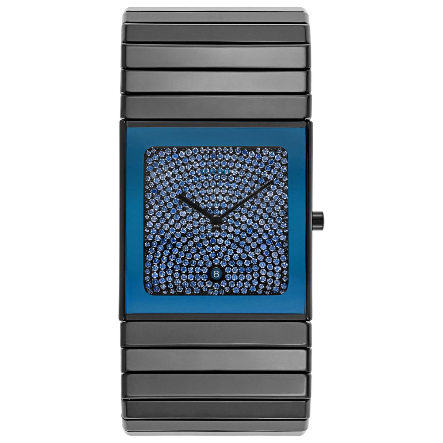 Front view of Rado Ceramica Men's Swiss Quartz (Battery-Powered) Watch R21835352