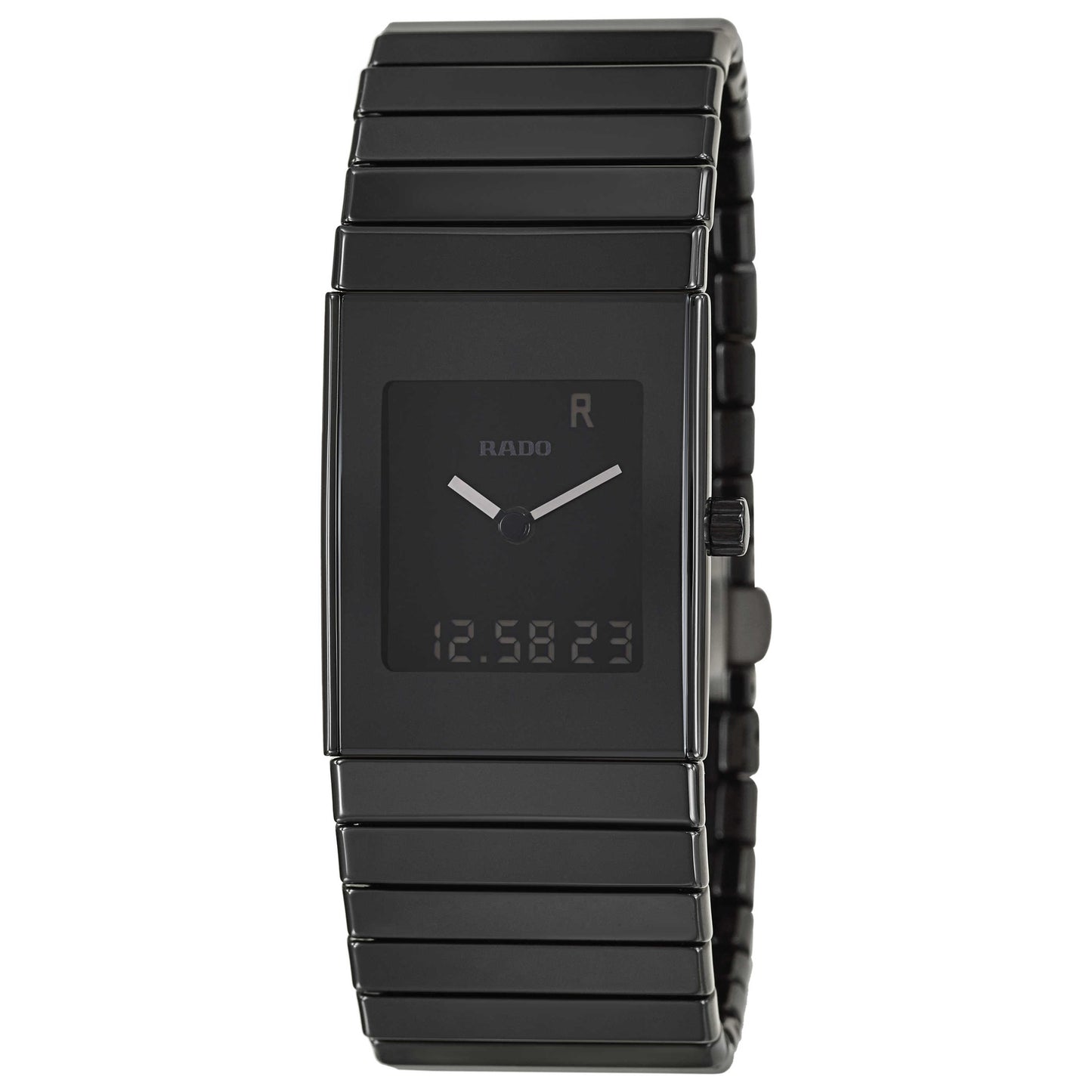 Front view of Rado Ceramica Men's Quartz Watch R21854152