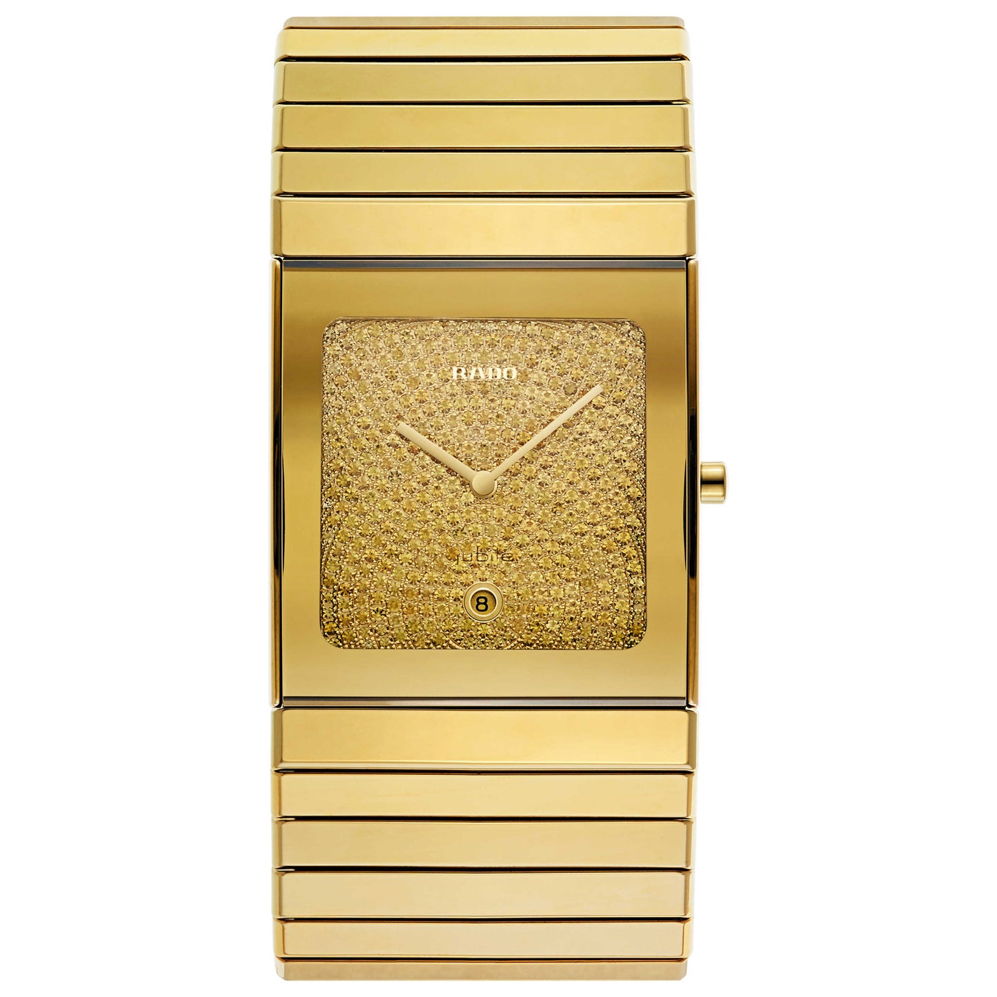 Front view of Rado Ceramica Men's Swiss Quartz (Battery-Powered) Watch R21891382