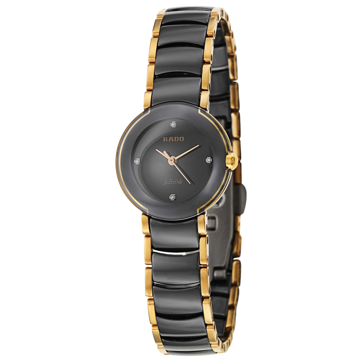 Front view of Rado Coupole Women's Swiss Quartz (Battery-Powered) Watch R22619712