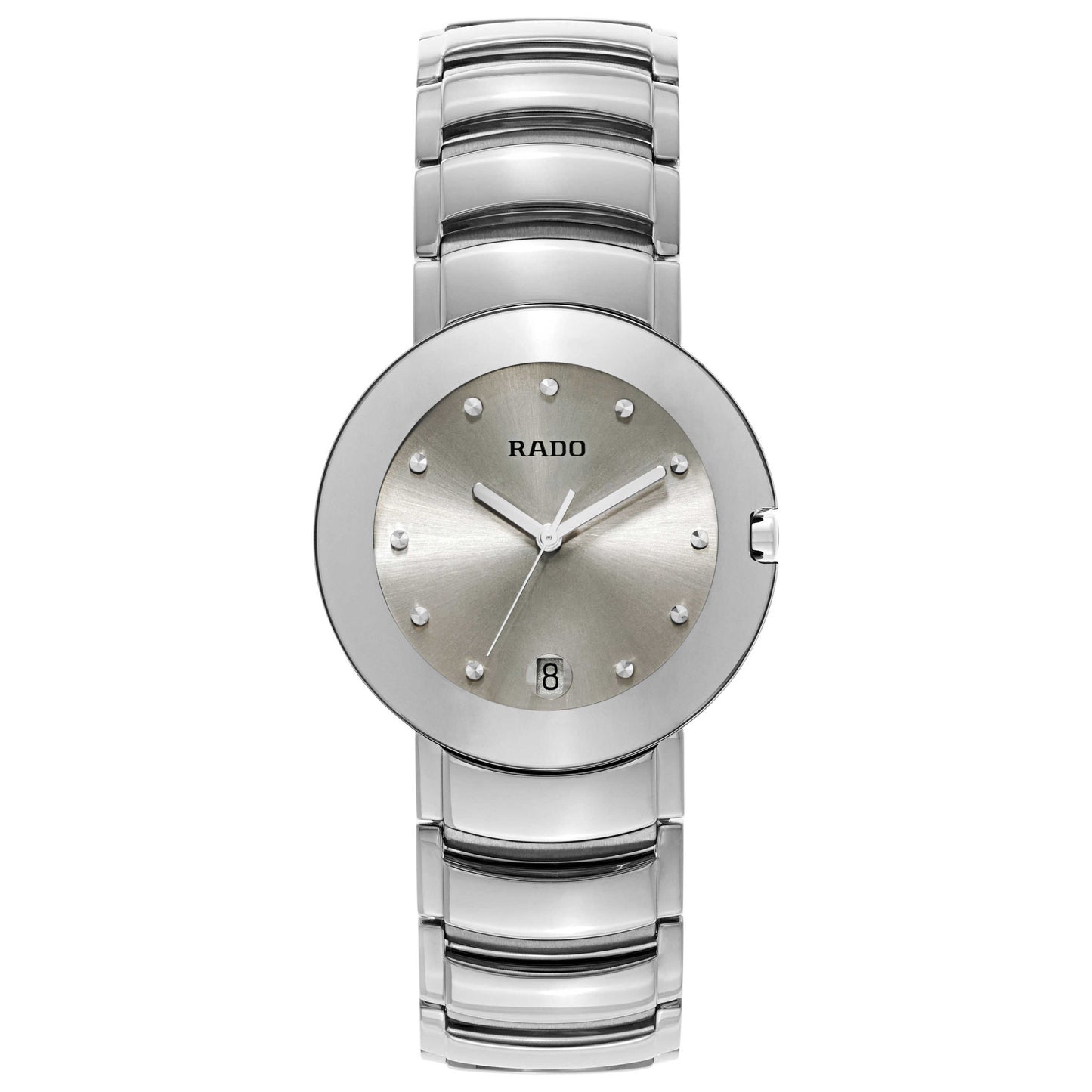 Front view of Rado Coupole Men's Swiss Quartz (Battery-Powered) Watch R22625103
