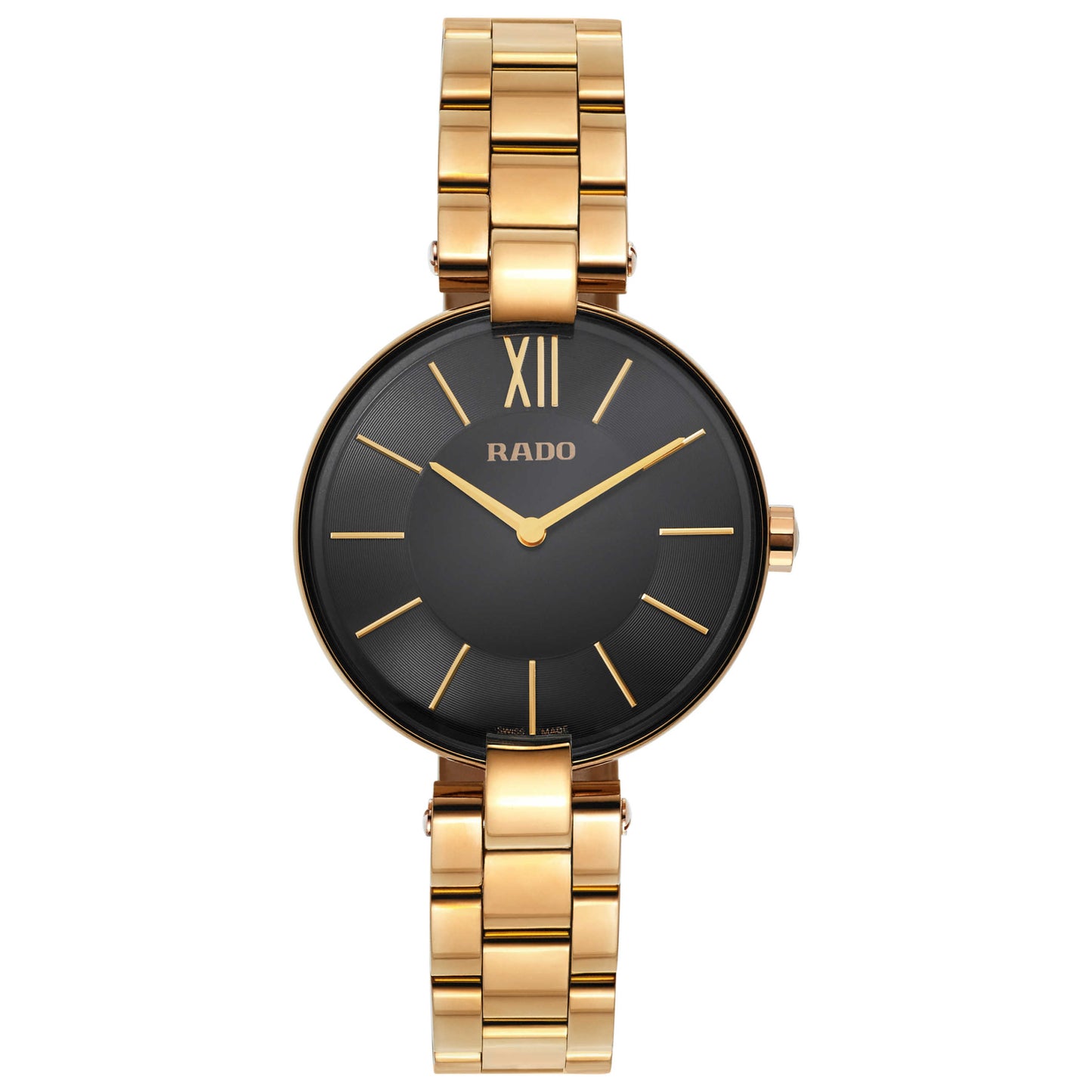 Front view of Rado Coupole Women's Swiss Quartz (Battery-Powered) Watch R22851163