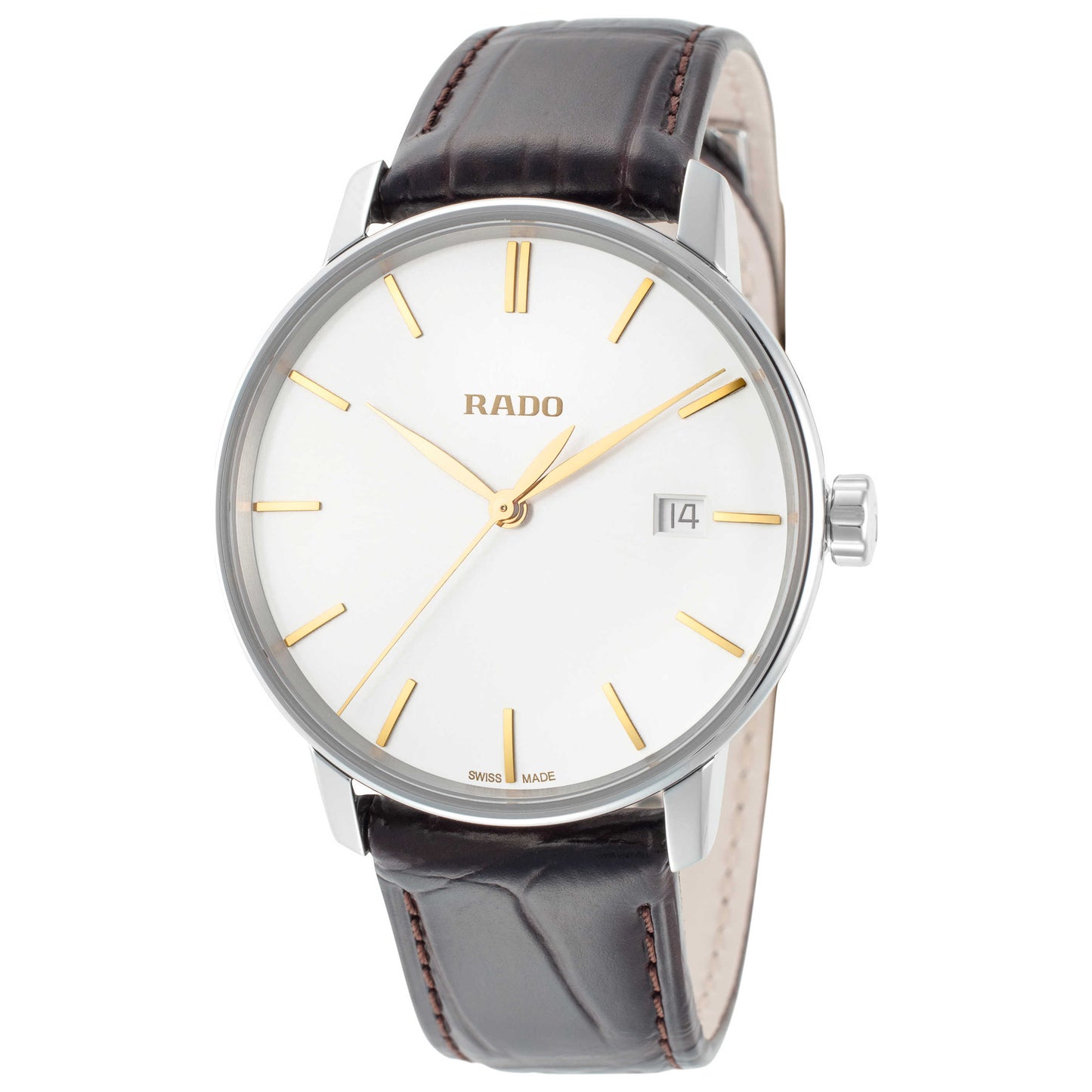 Front view of Rado Coupole Men's Quartz Watch R22864035