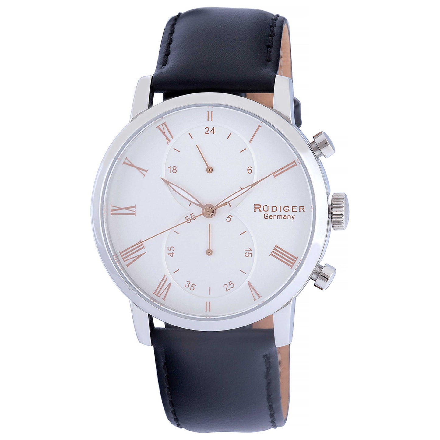 Front view of Rudiger Bavaria Men's Quartz Watch R2300-04-001