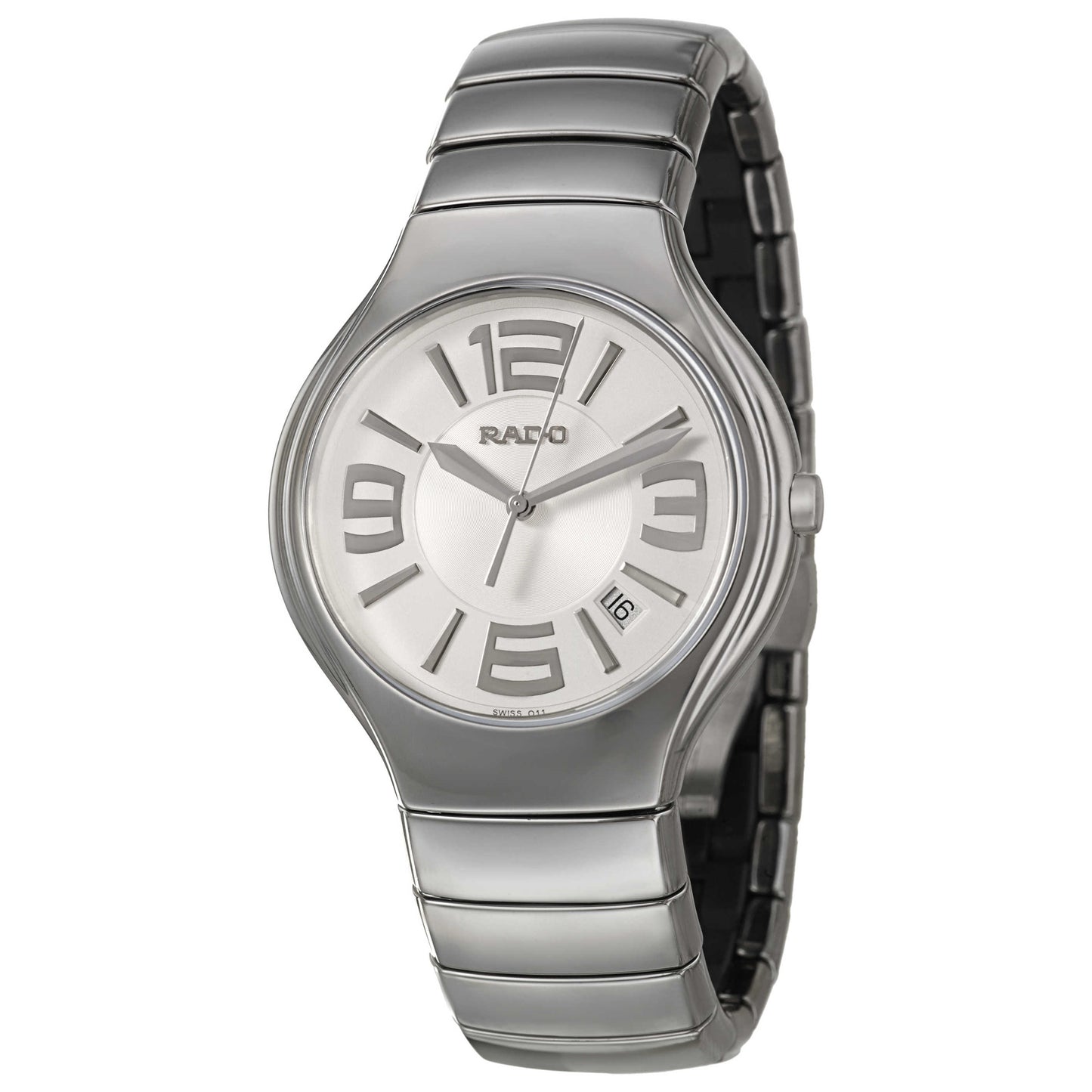 Front view of Rado Rado True Men's Swiss Quartz (Battery-Powered) Watch R27654112