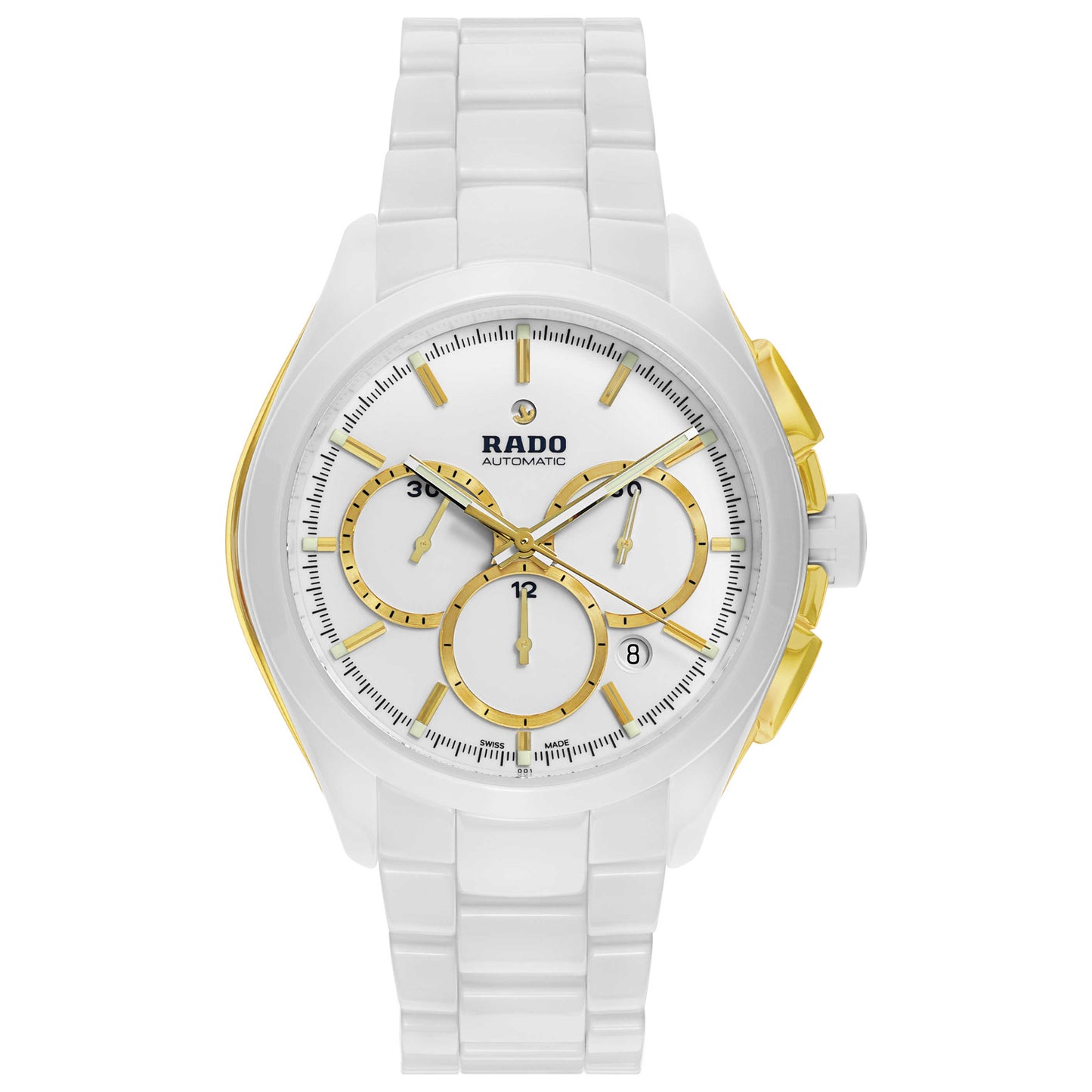 Front view of Rado HyperChrome Men's Automatic Watch R32037012