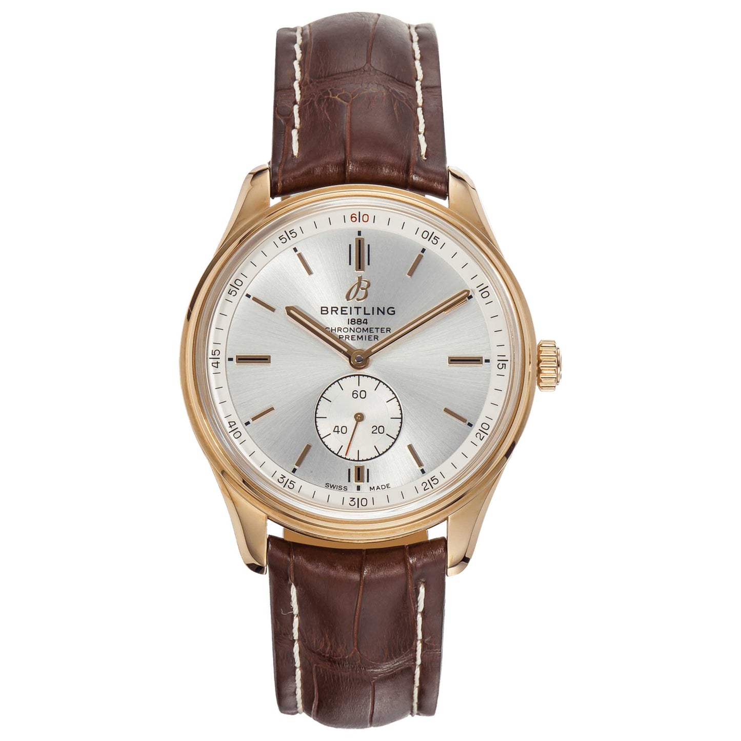 Front view of Breitling Premier Men's Automatic R37340351G1P1