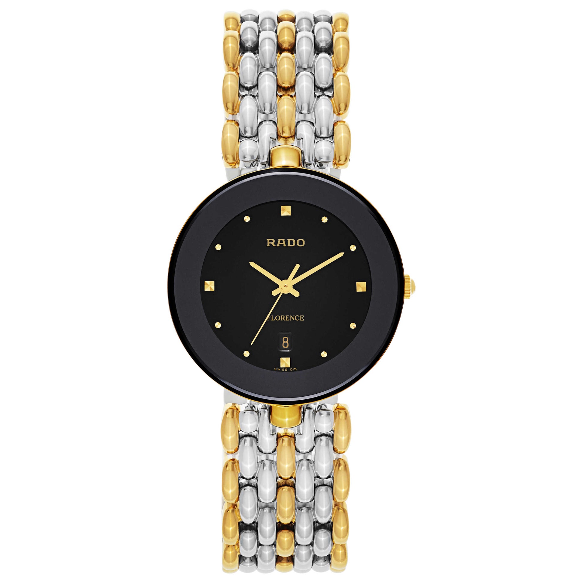 Front view of Rado Florence Men's Swiss Quartz (Battery-Powered) Watch R48743153