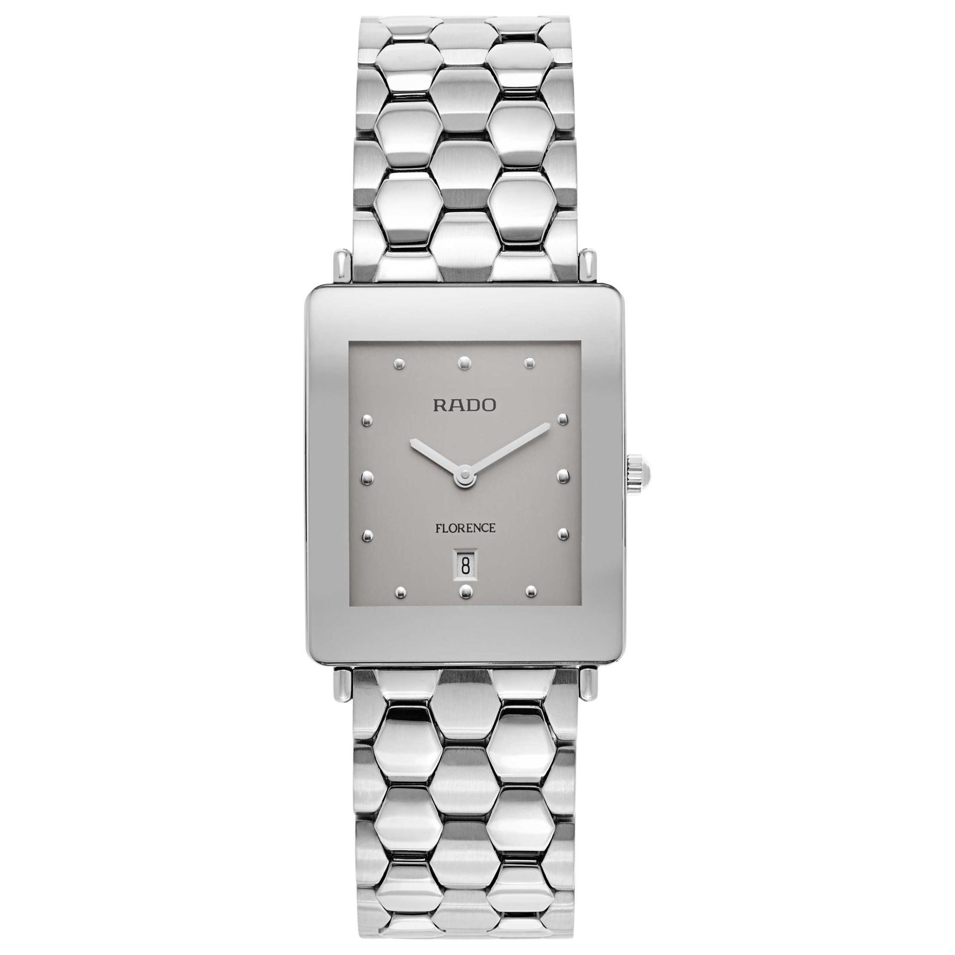 Front view of Rado Florence Men's Swiss Quartz (Battery-Powered) Watch R48836113