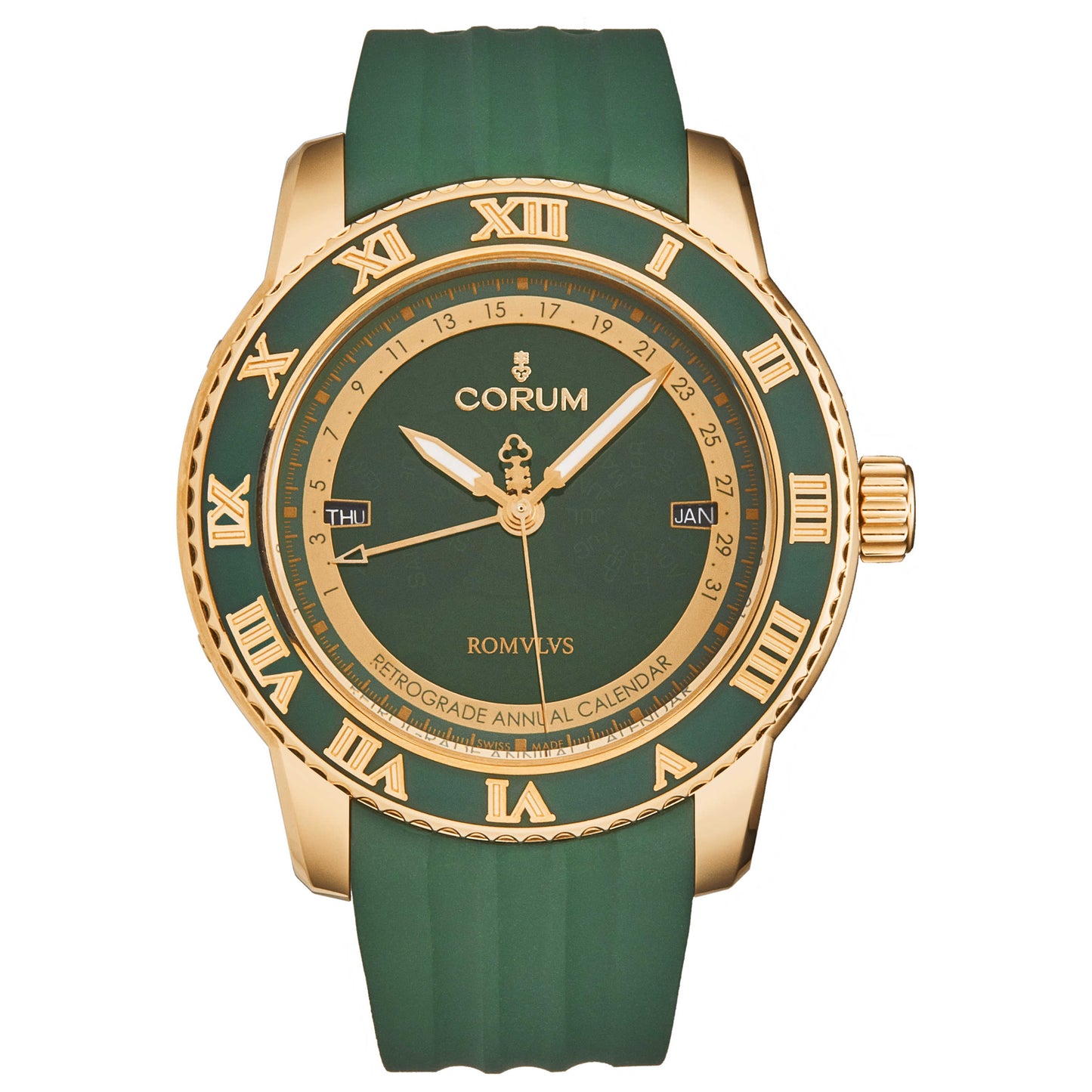 Front view of Corum Romvlvs Men's Automatic Watch R502-03235