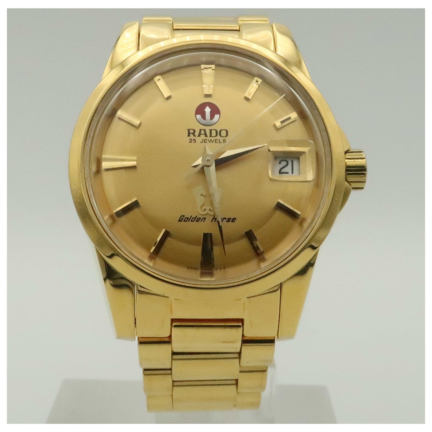 Front view of Rado Golden Horse Men's Automatic Watch R84848253-PO3