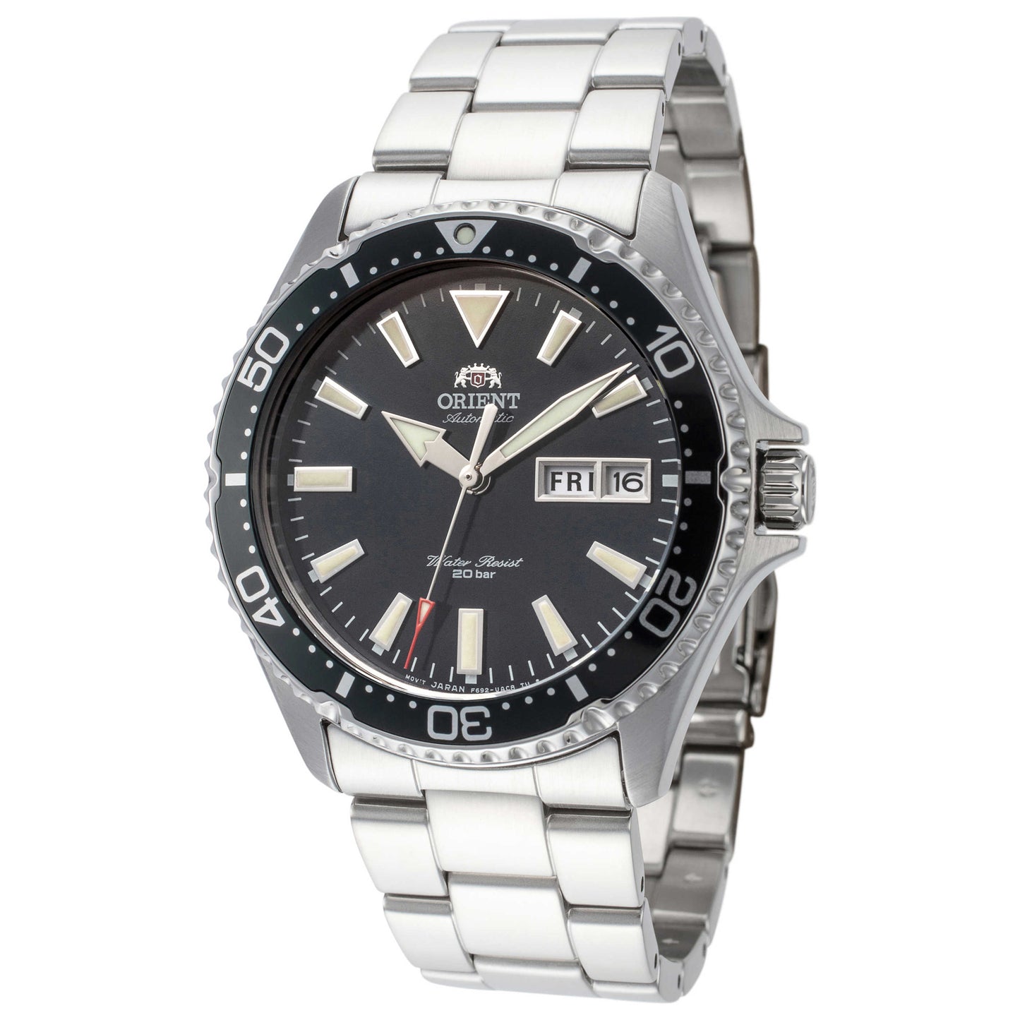Front view of Orient Sport Kamasu Mako III Men's Automatic Watch RA-AA0004E19B
