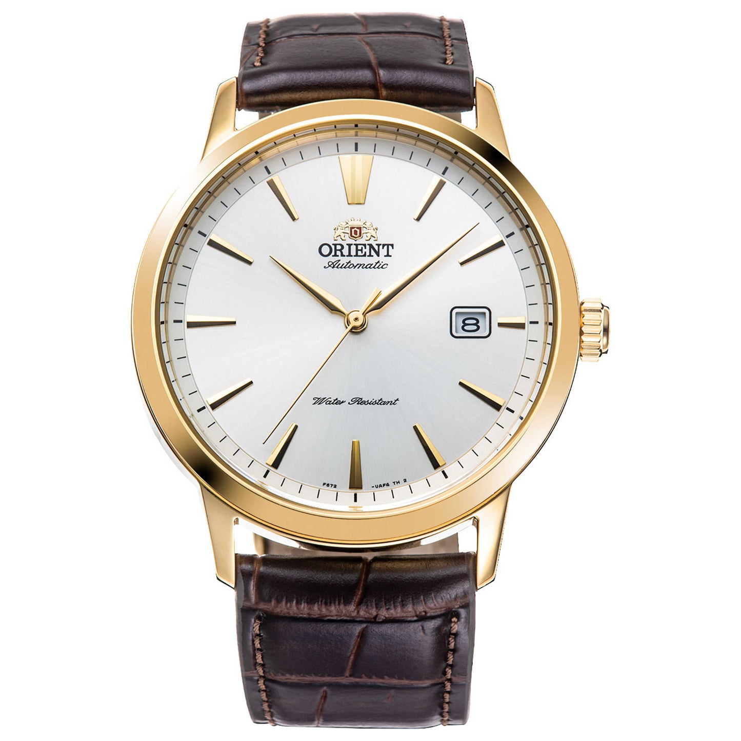 Front view of Orient Symphony III Men's Automatic Watch RA-AC0F04S