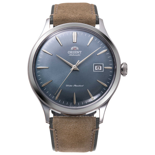 Front view of Orient Bambino V4 Men's Automatic Watch RA-AC0P03L