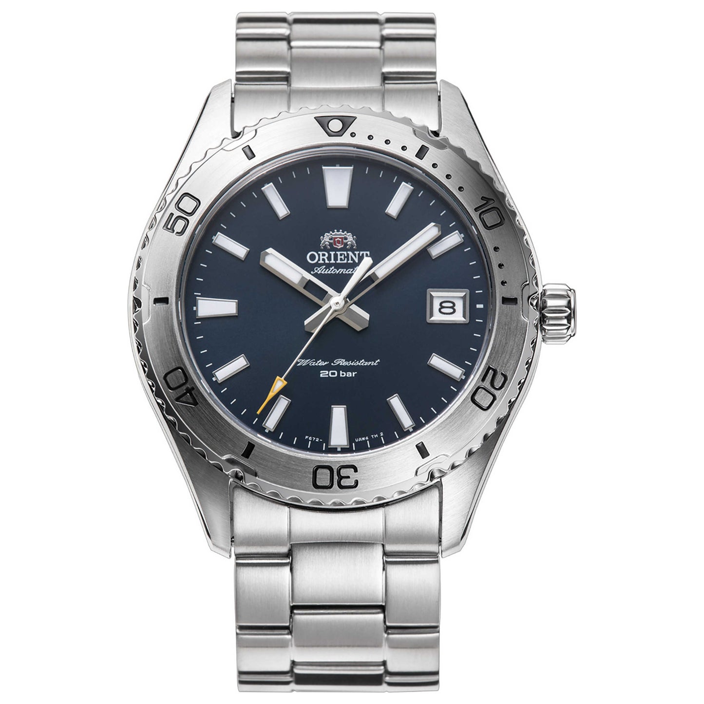 Front view of Orient Mako Men's Automatic Watch RA-AC0Q02L