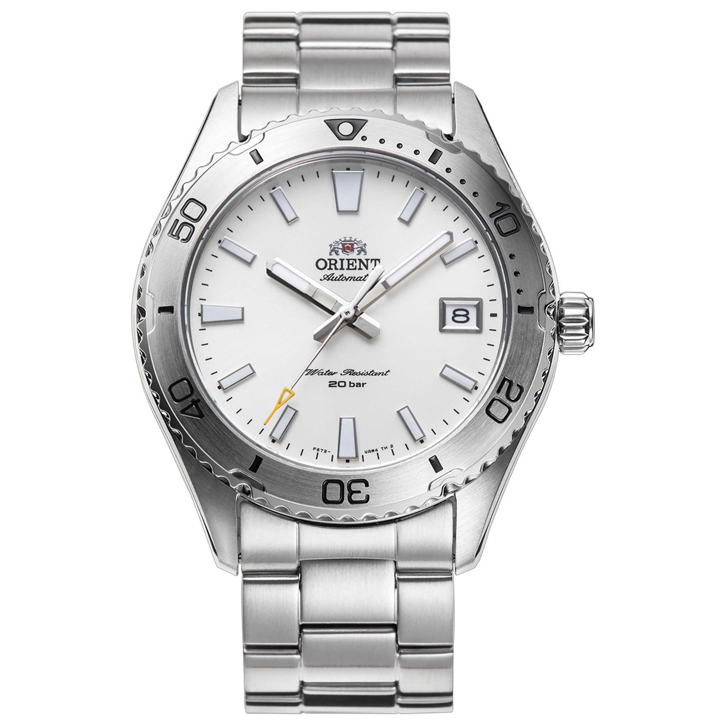 Front view of Orient Mako Men's Automatic Watch RA-AC0Q03S