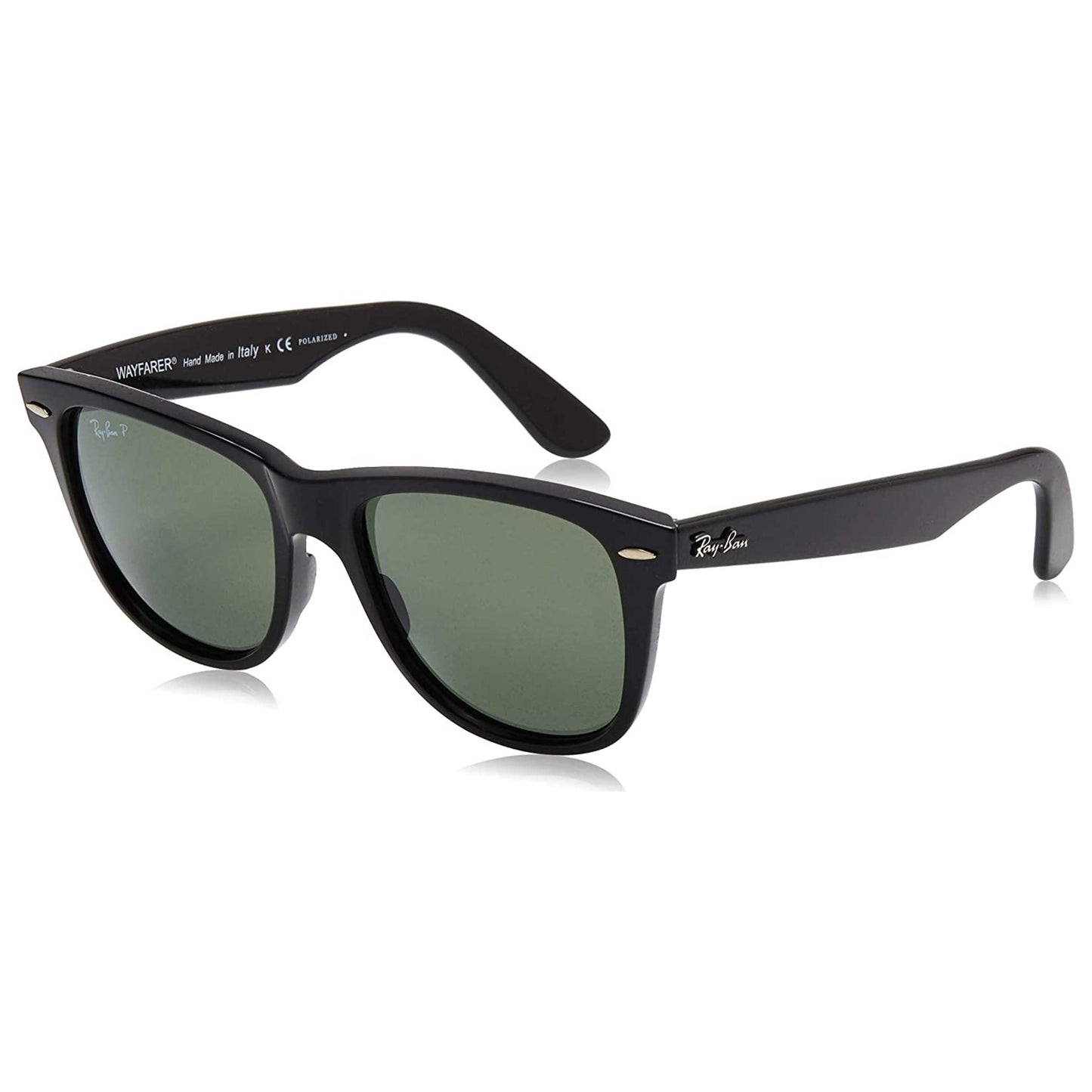 Front view of Ray-Ban Wayfarer Unisex Sunglasses RB2140-901-58-50