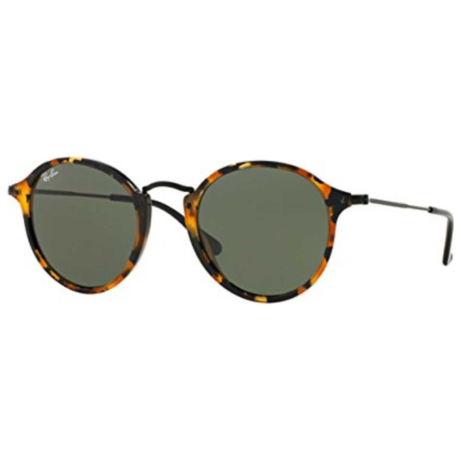 Front view of Ray-Ban Round Fleck Unisex Sunglasses RB2447115749