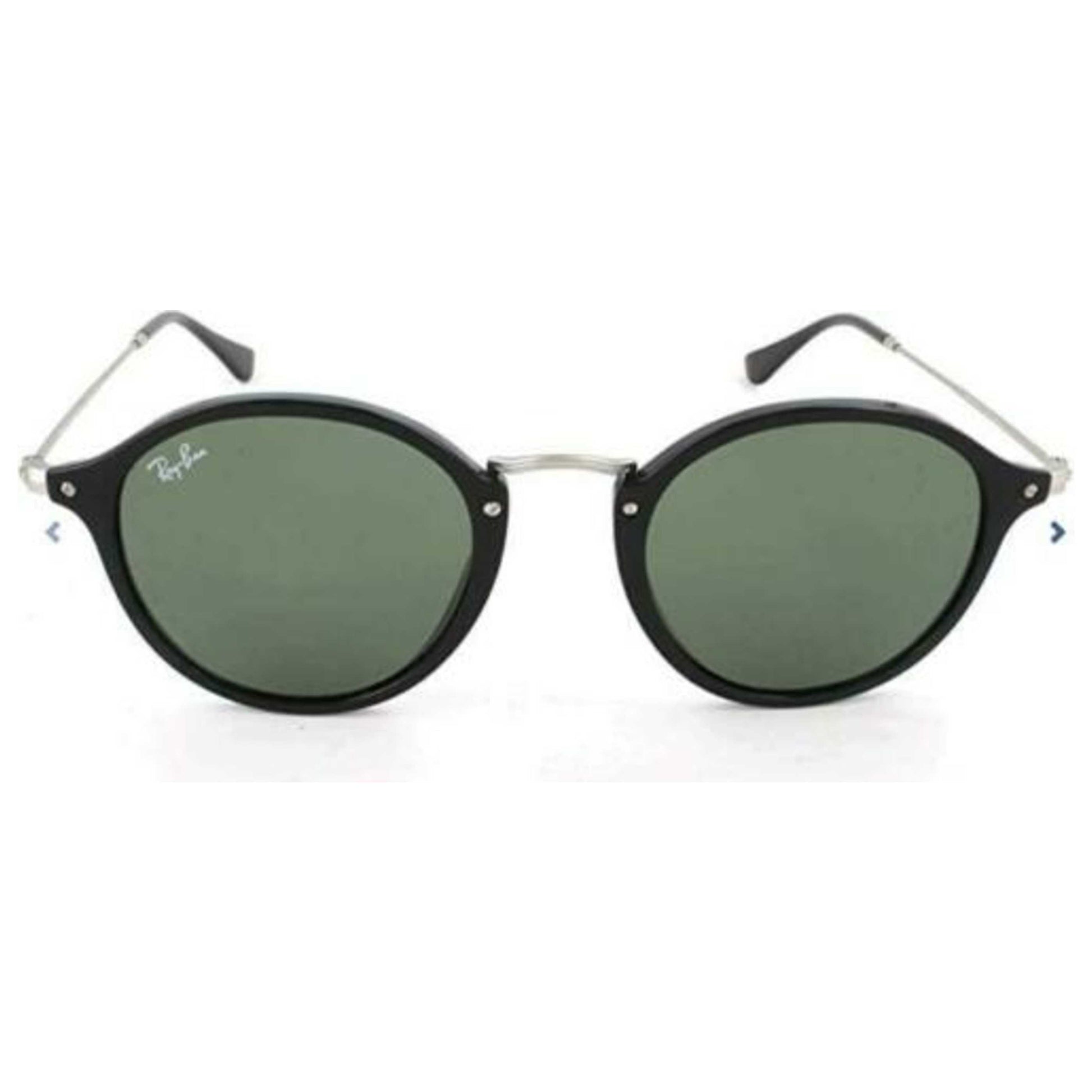 Ray-Ban Round Fleck Unisex Sunglasses RB244790149 - Image #2