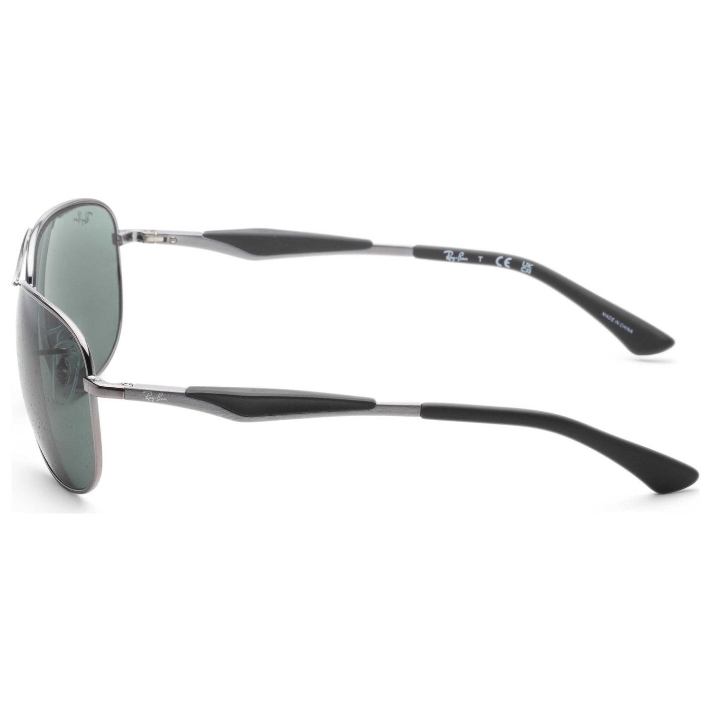 Left view of Ray-Ban Men's Sunglasses RB3519-004-7159