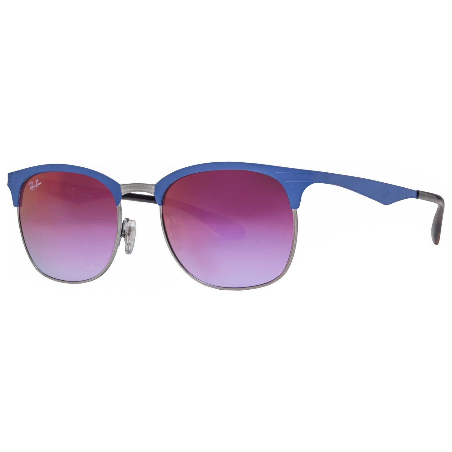 Front view of Ray-Ban Square Unisex Sunglasses RB3538-9005-A9-53