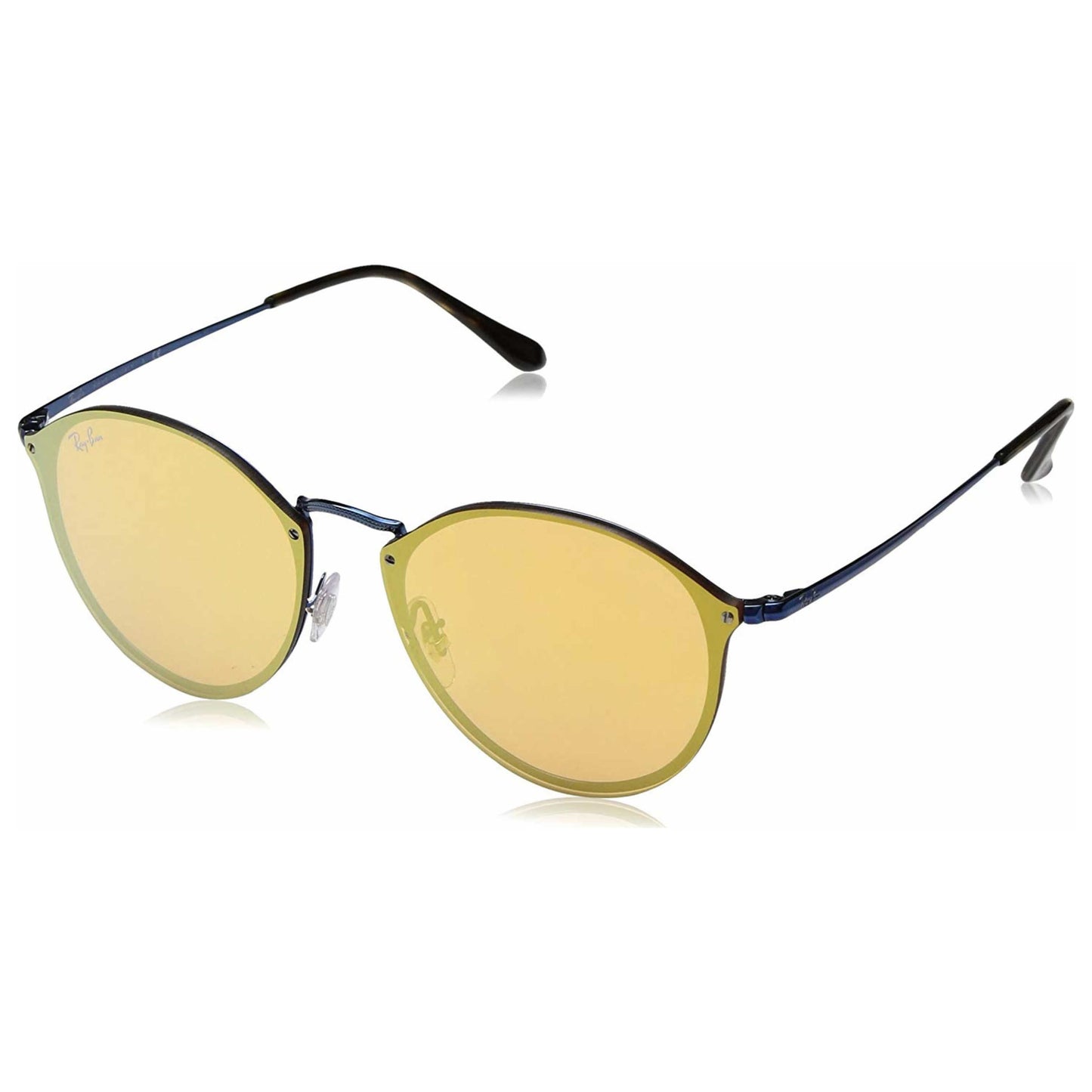 Front view of Ray-Ban Round Unisex Sunglasses RB3574N-90387J-59
