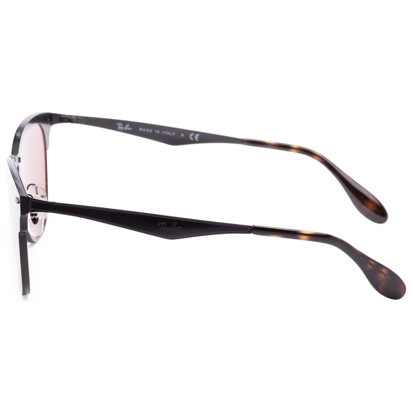 Left view of Ray-Ban Clubmaster Unisex Sunglasses RB3576N-153-7V-41