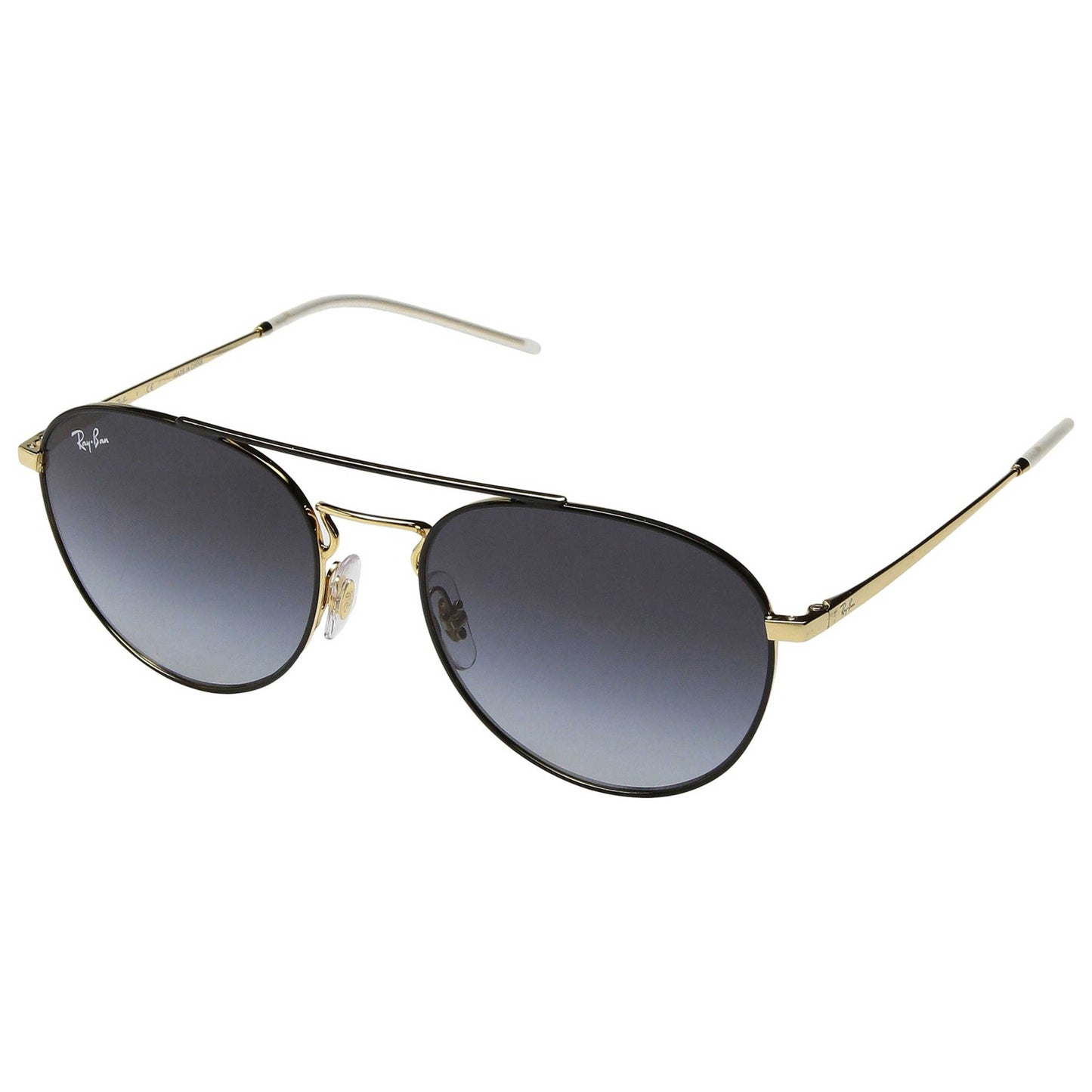 Front view of Ray-Ban Aviator Unisex Sunglasses RB358990548G55-18