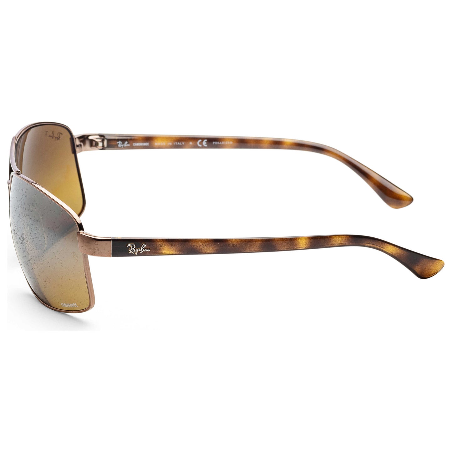 Left view of Ray-Ban Chromance Men's Sunglasses RB3604CH-121-A262