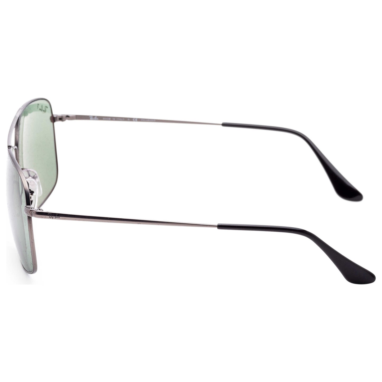 Left view of Ray-Ban Designer Men's Sunglasses RB3611-029-O960