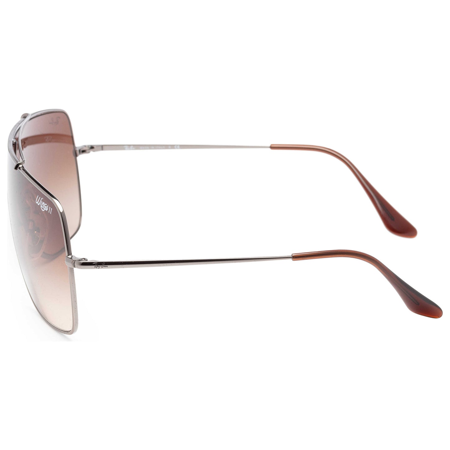 Left view of Ray-Ban Designer Men's Sunglasses RB3697-004-1335