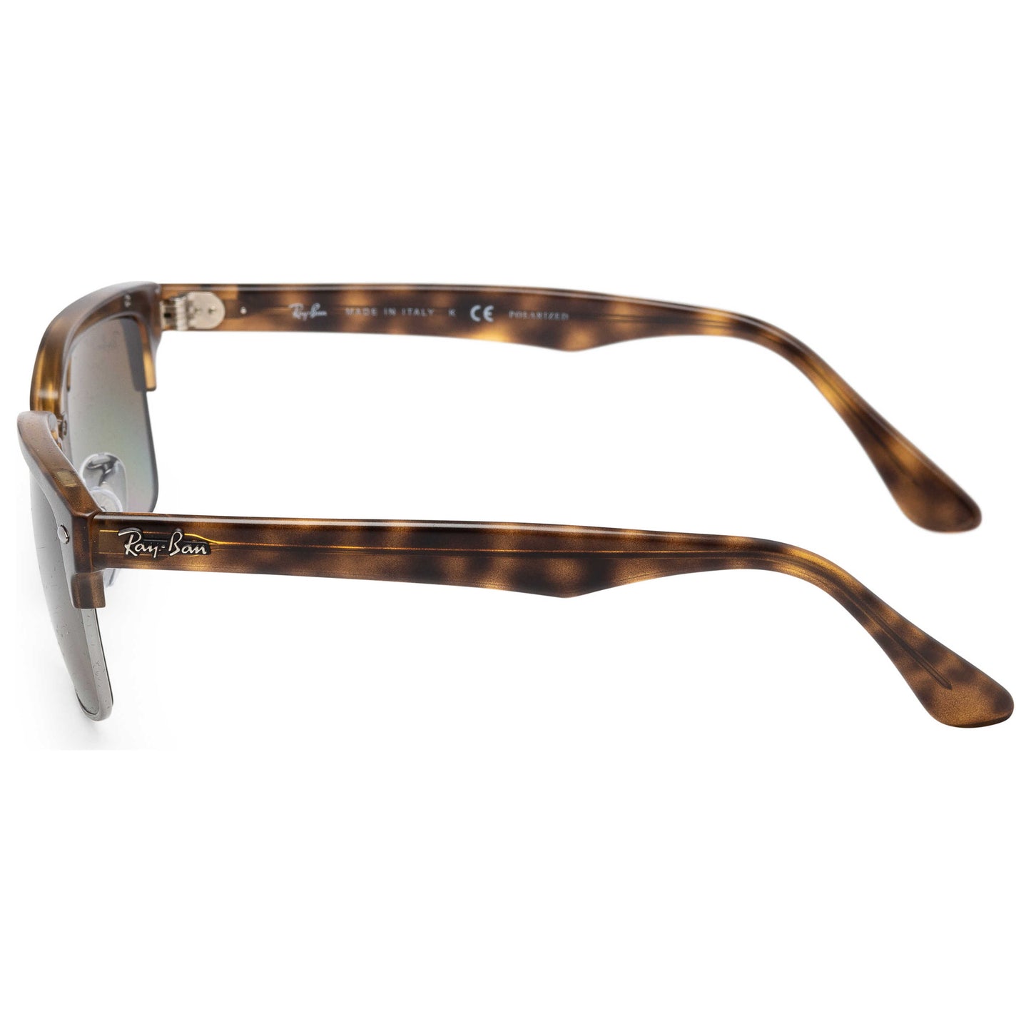 Left view of Ray-Ban Designer Men's Sunglasses RB4190-878-M2