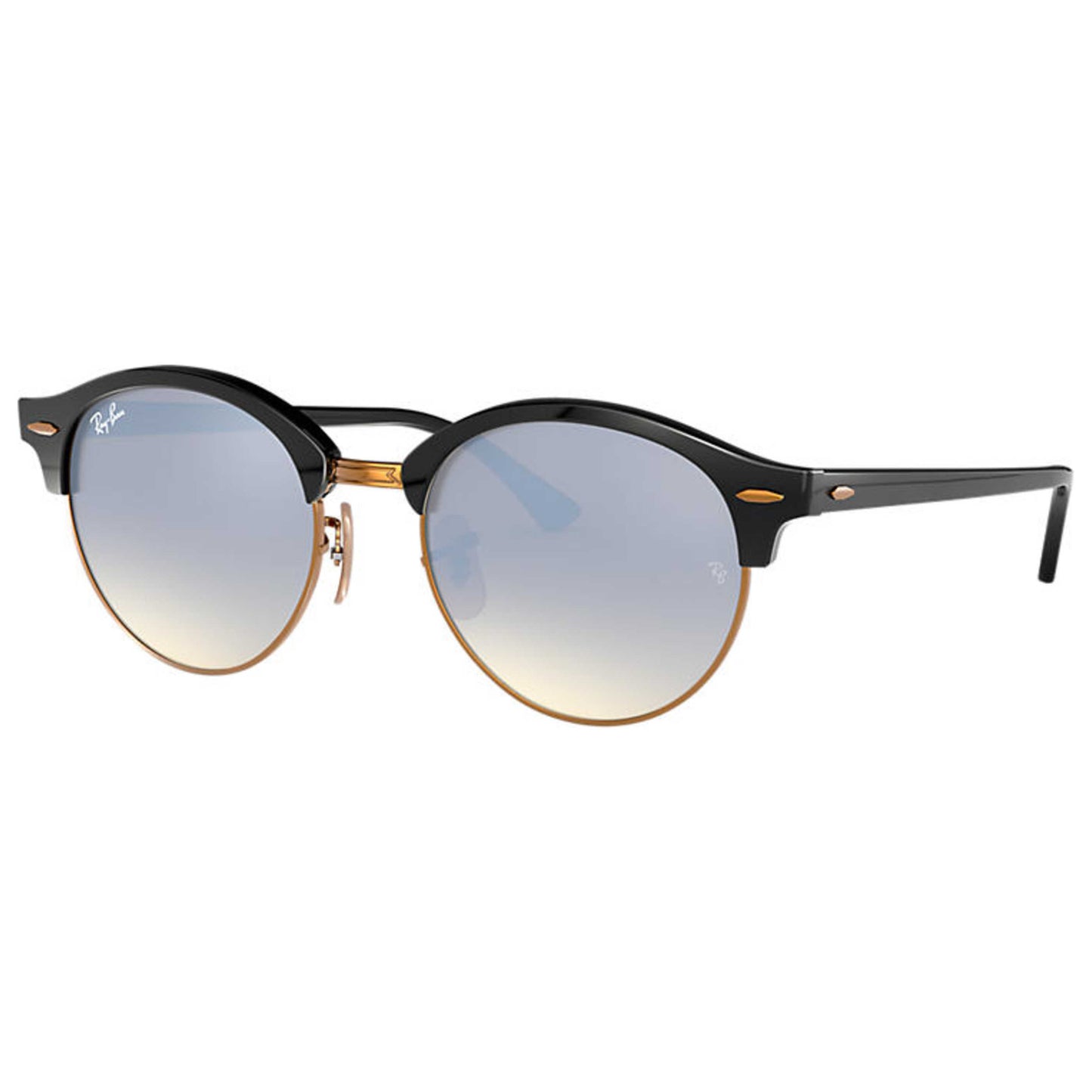 Front view of Ray-Ban Clubround Men's Sunglasses RB42469019U51
