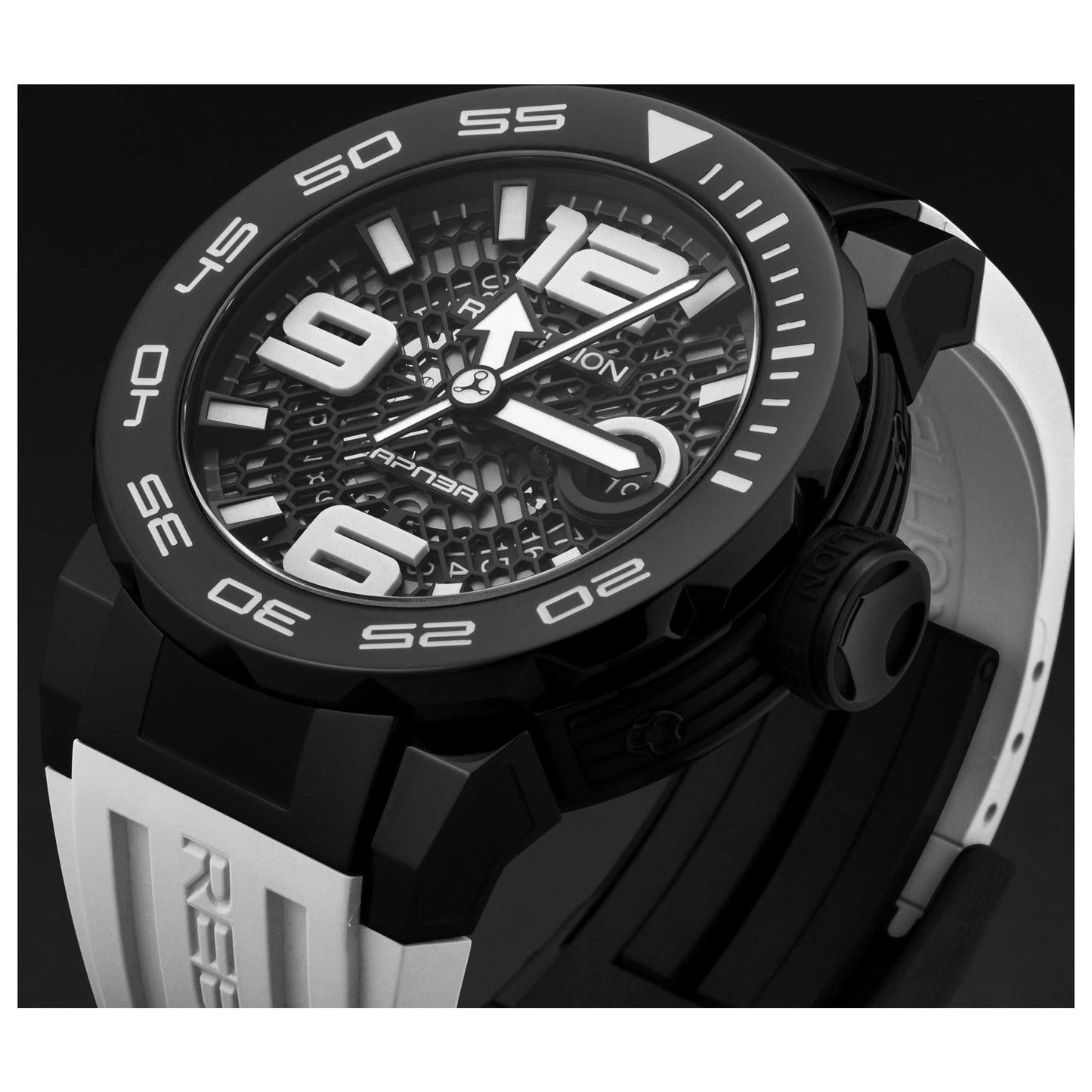Rebellion Predator Apnea Men's Automatic Watch RBPAP3H.TB.WH - Image #4