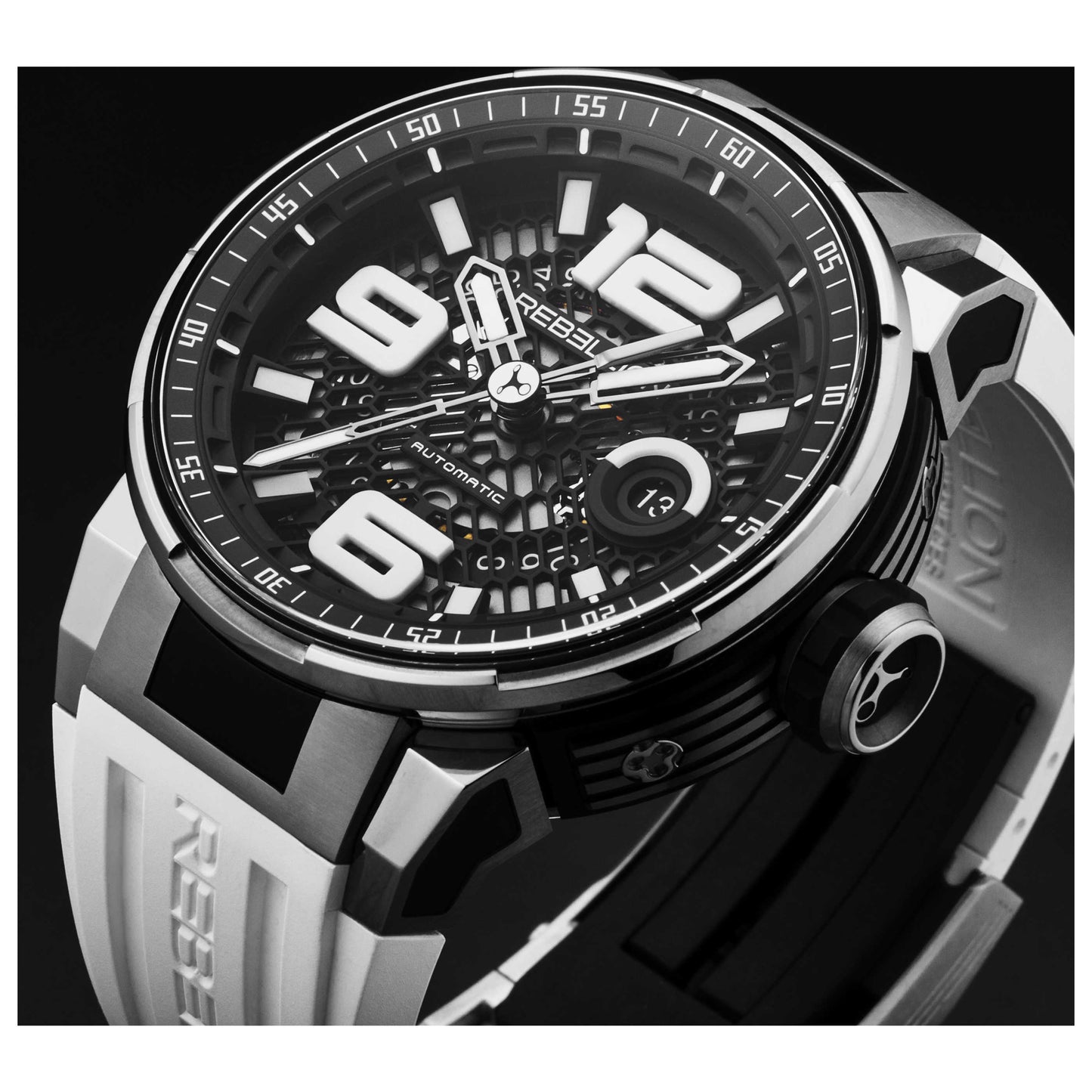 Rebellion Predator 2.0 Men's Automatic Watch RBPR23H.TI.WH - Image #4