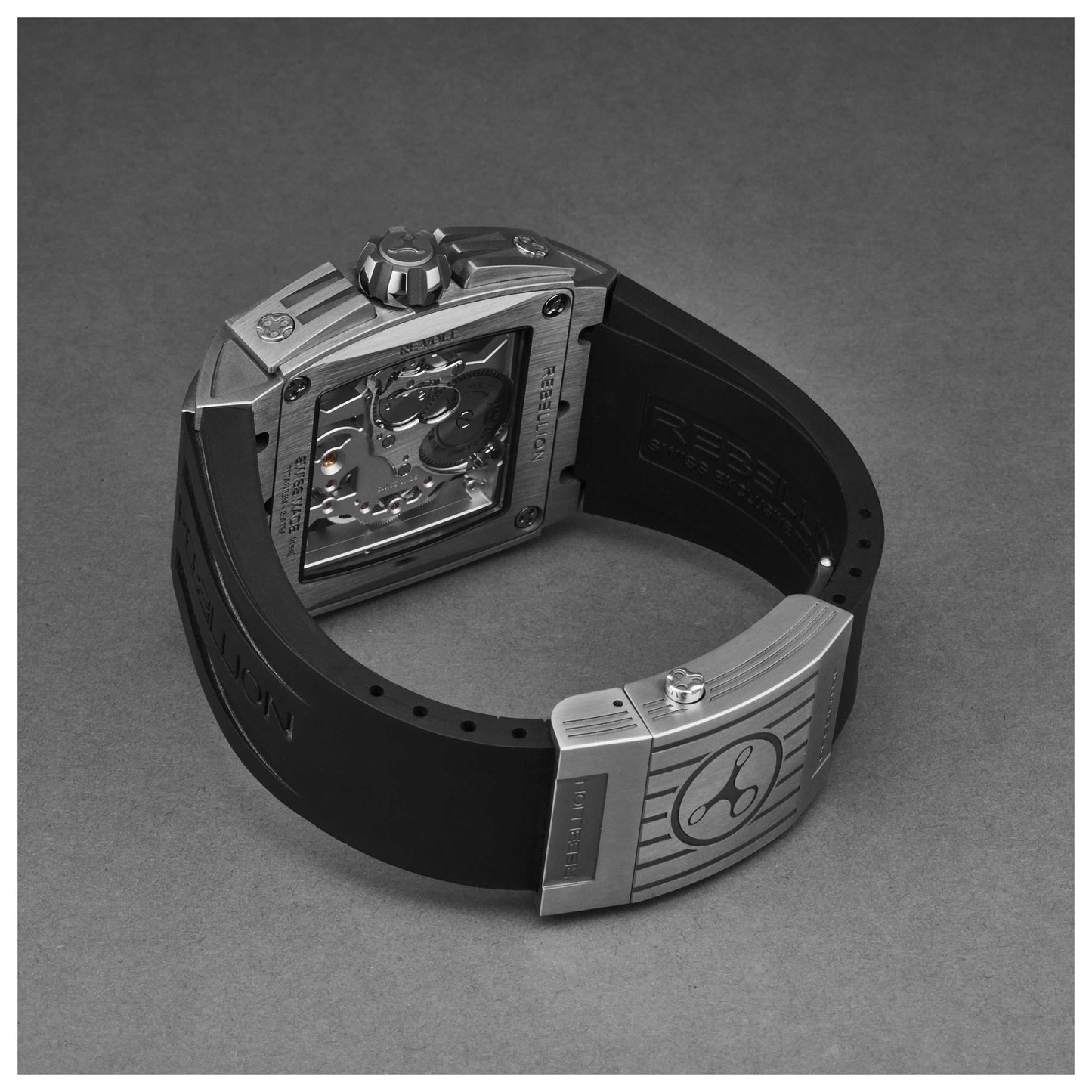 Rebellion Re-Volt Men's Manual-Wind Watch RBREV2H.TI.BKRH - Image #2