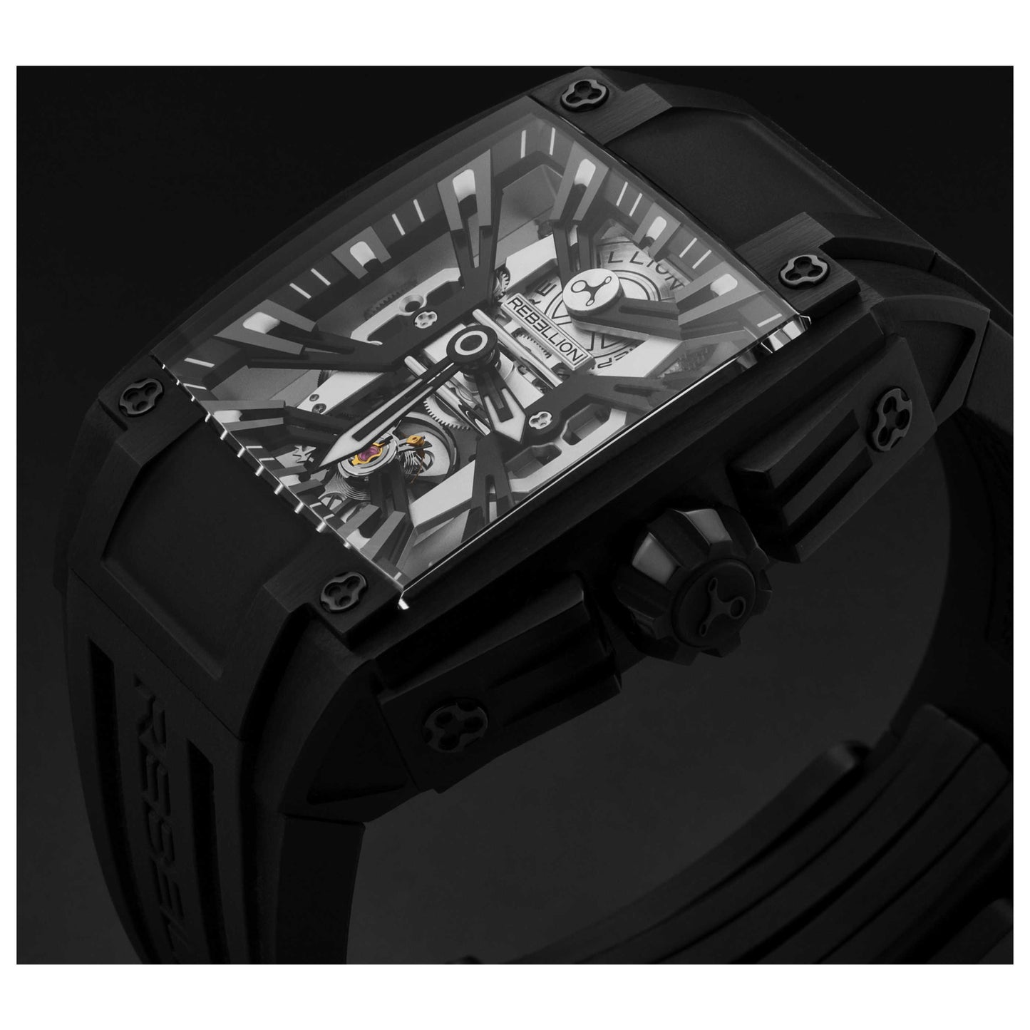 Rebellion Re-Volt Men's Manual-Wind Watch RBREV2H.TI.BL - Image #4