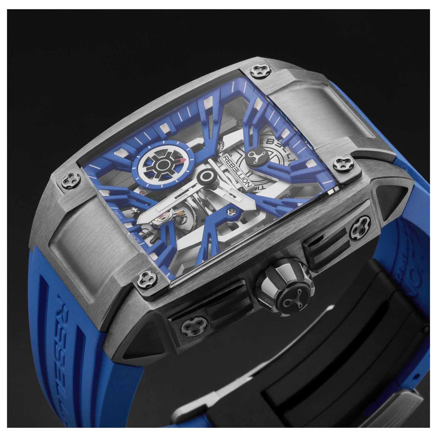 Rebellion Re-Volt Men's Manual-Wind Watch RBREV3H.TI.BL - Image #4