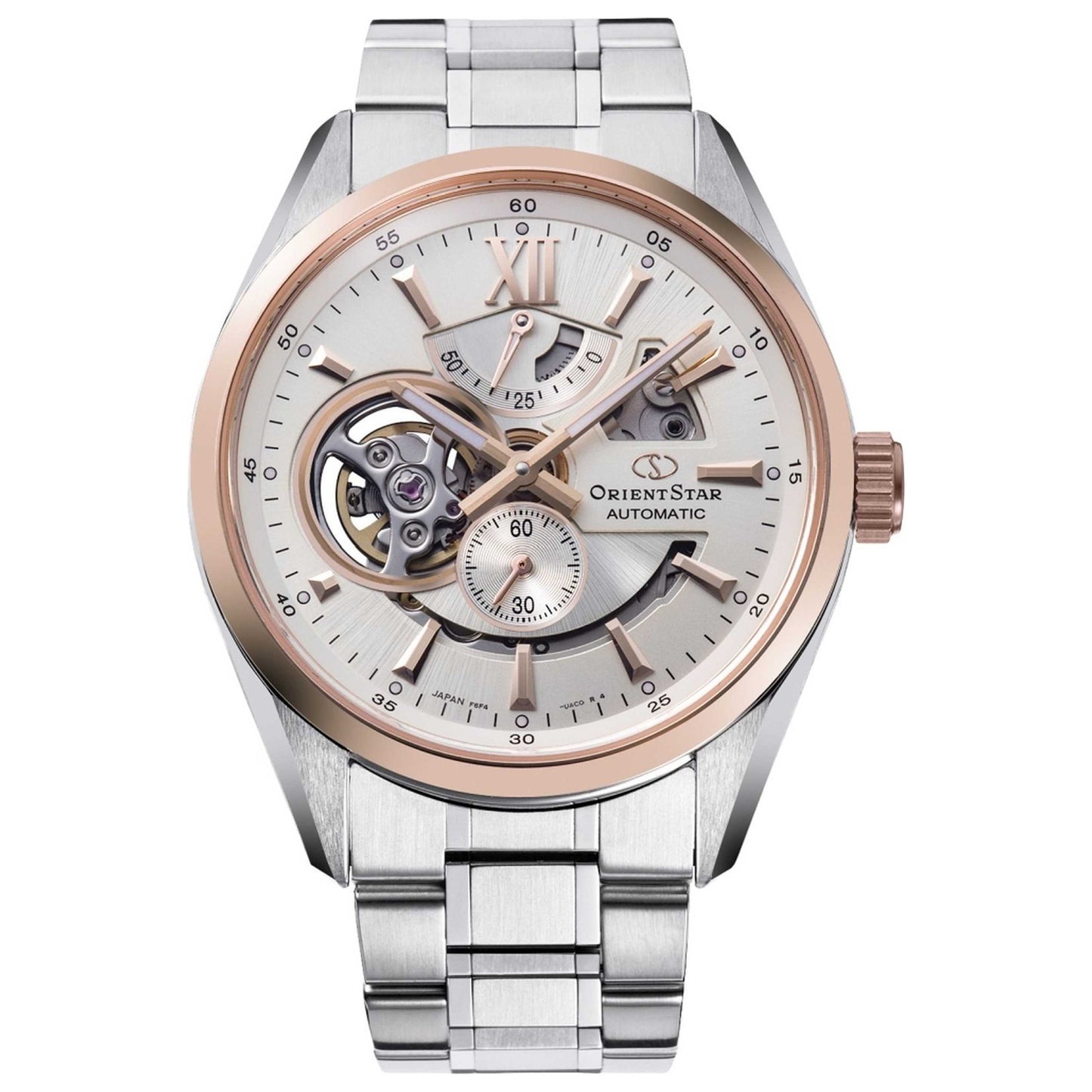 Front view of Orient Star Contemporary Men's Automatic Watch RE-AV0123G00B