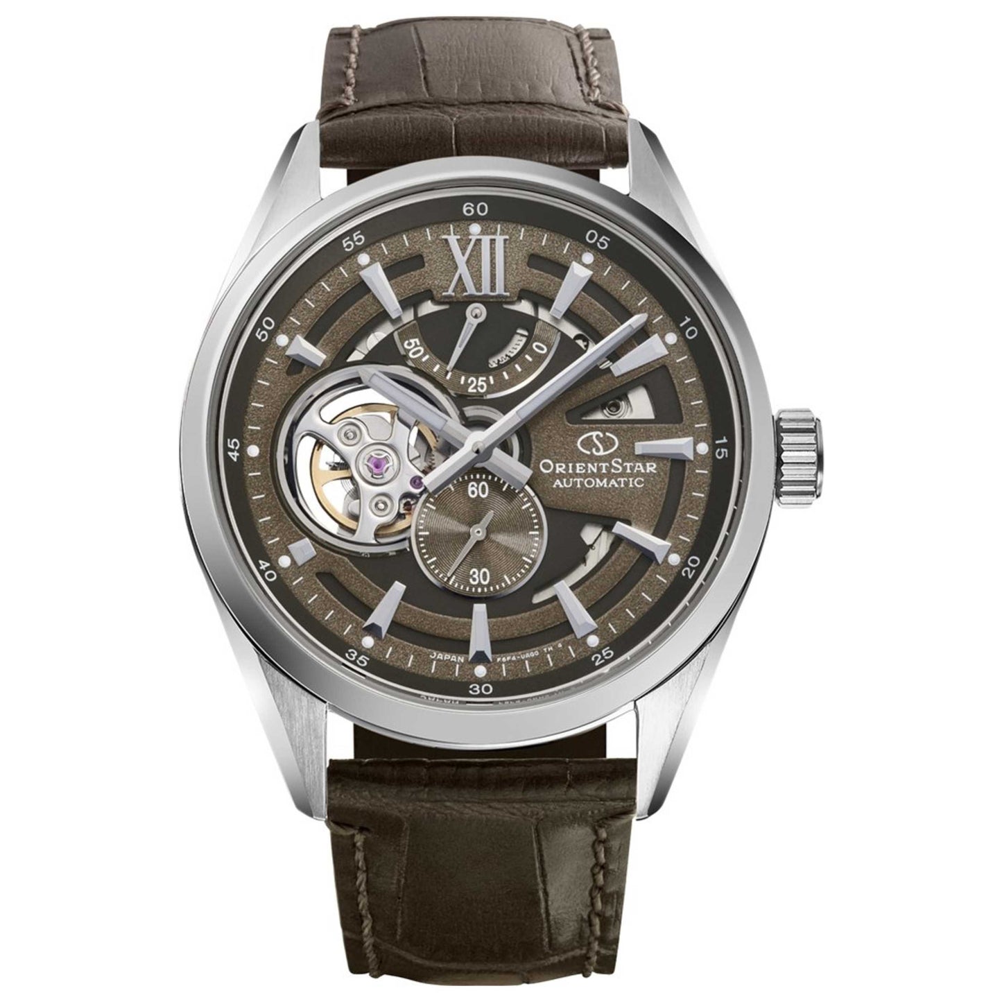 Front view of Orient Star Contemporary Men's Automatic Watch RE-AV0139Y00B