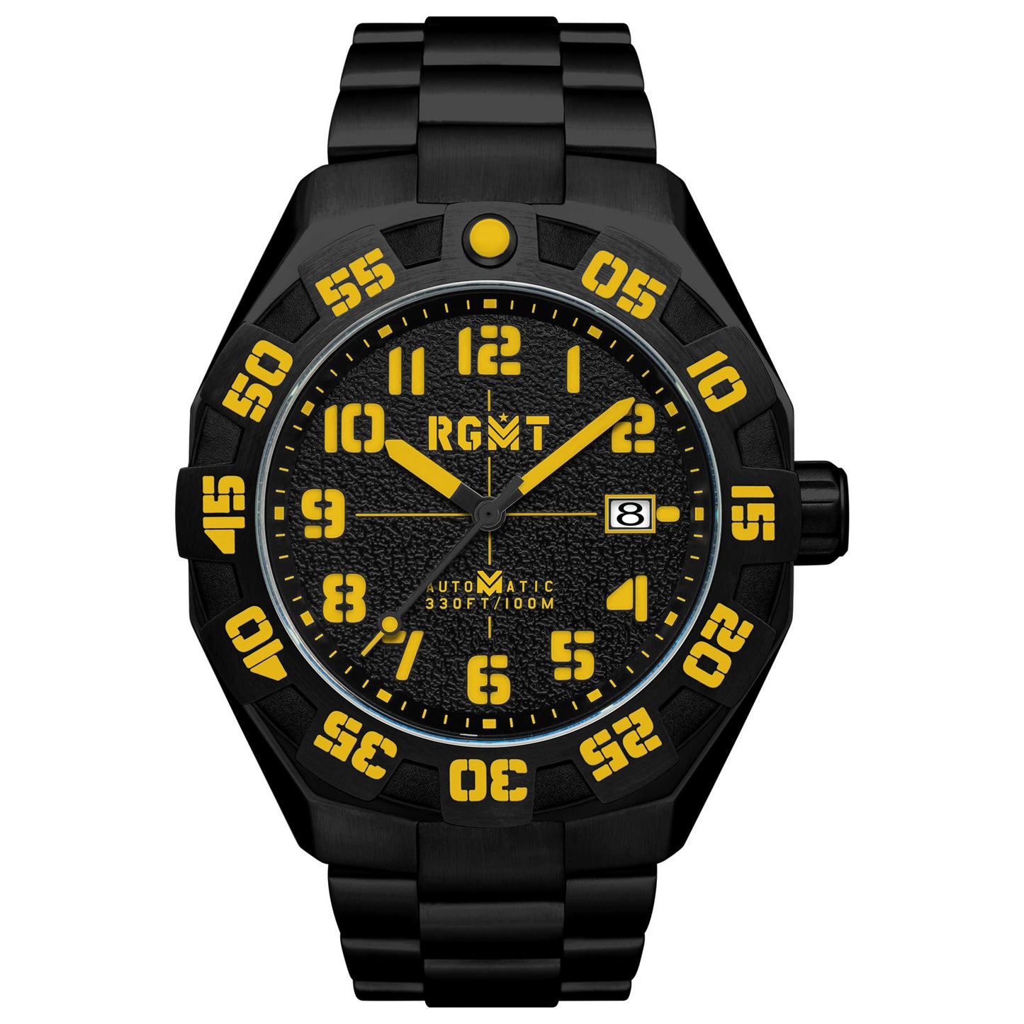 Front view of RGMT Field Master Men's Automatic Watch RG-8032-66