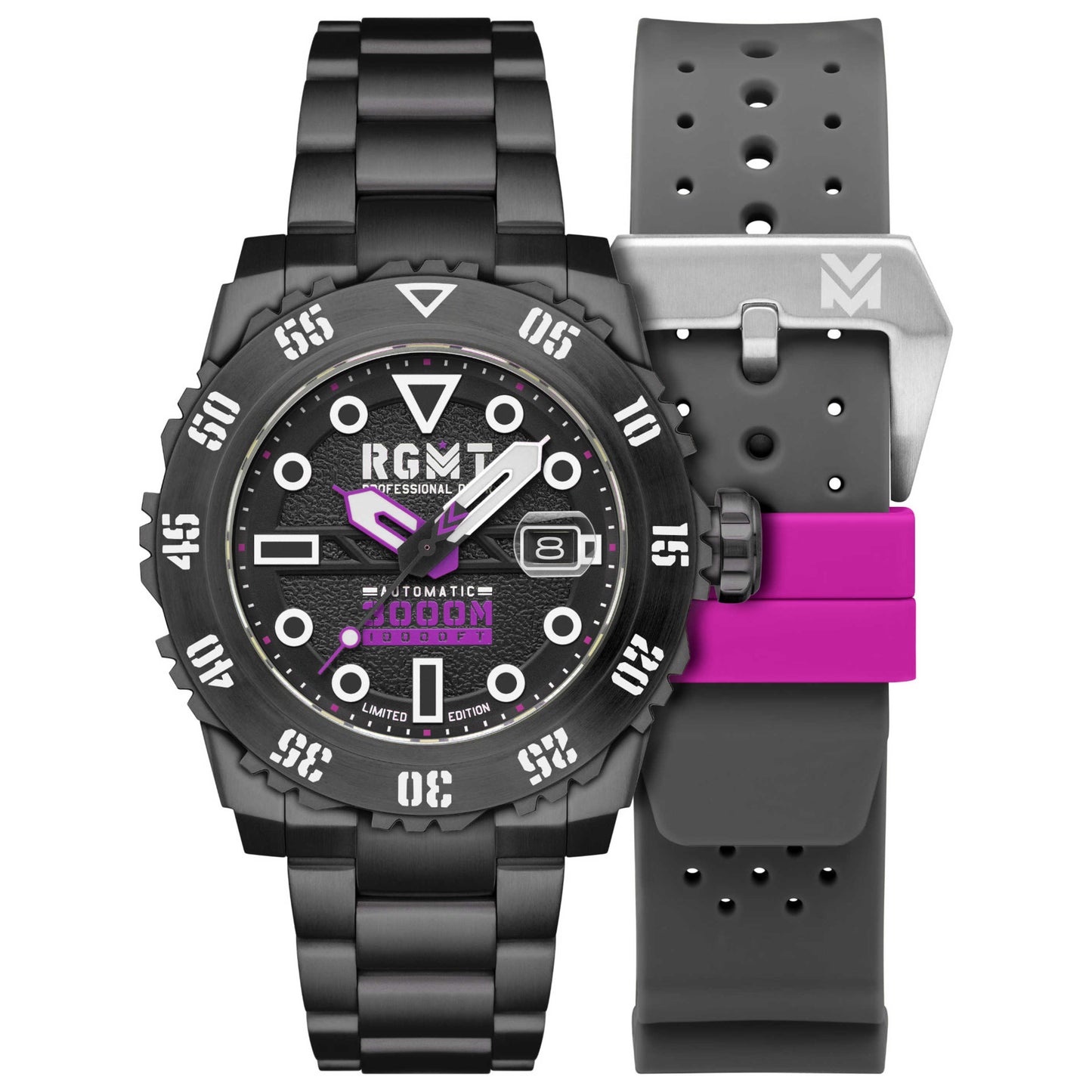 Front view of RGMT Ohio Men's Automatic Watch RG-8034-0F