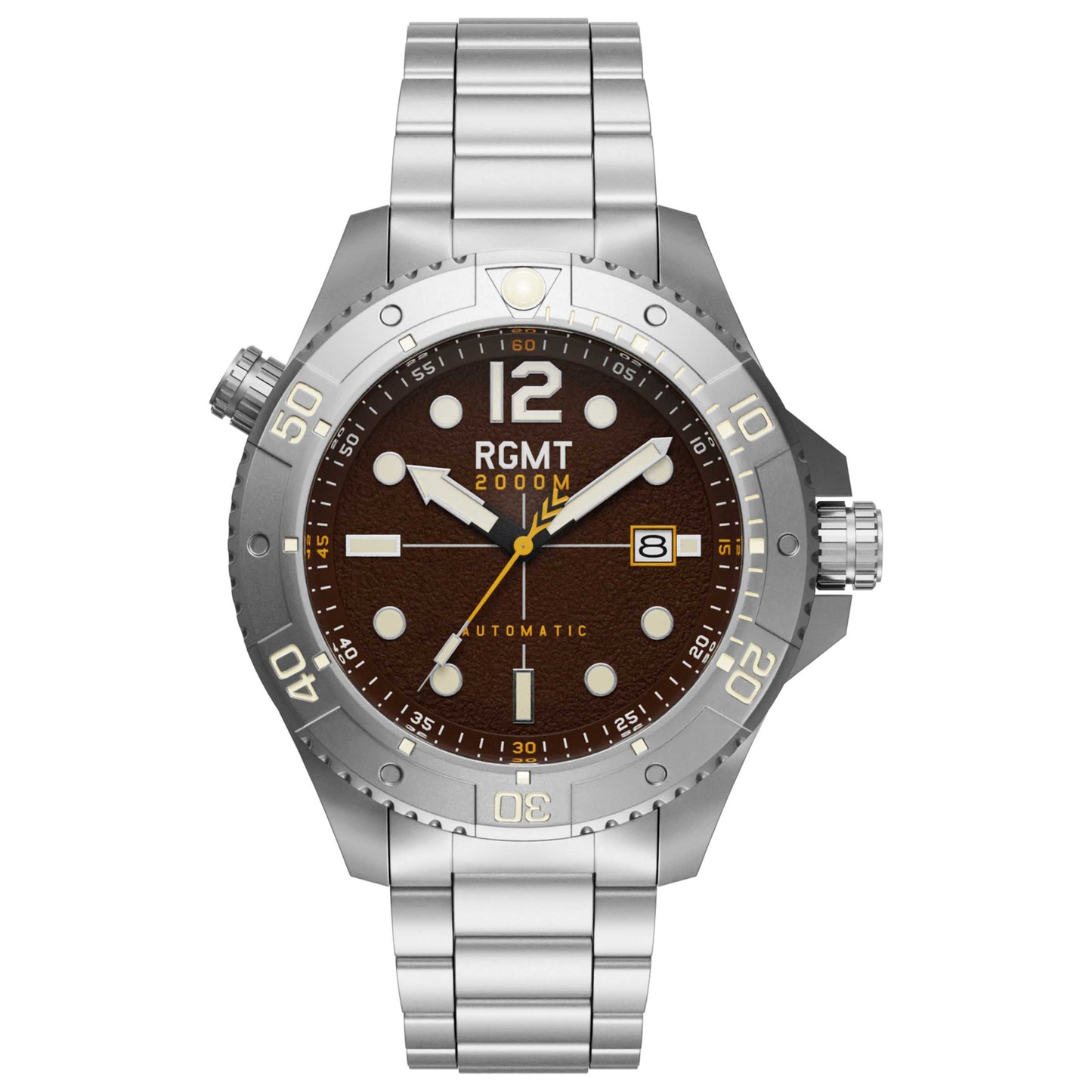 Front view of RGMT Demolition Men's Automatic Watch RG-8037-44