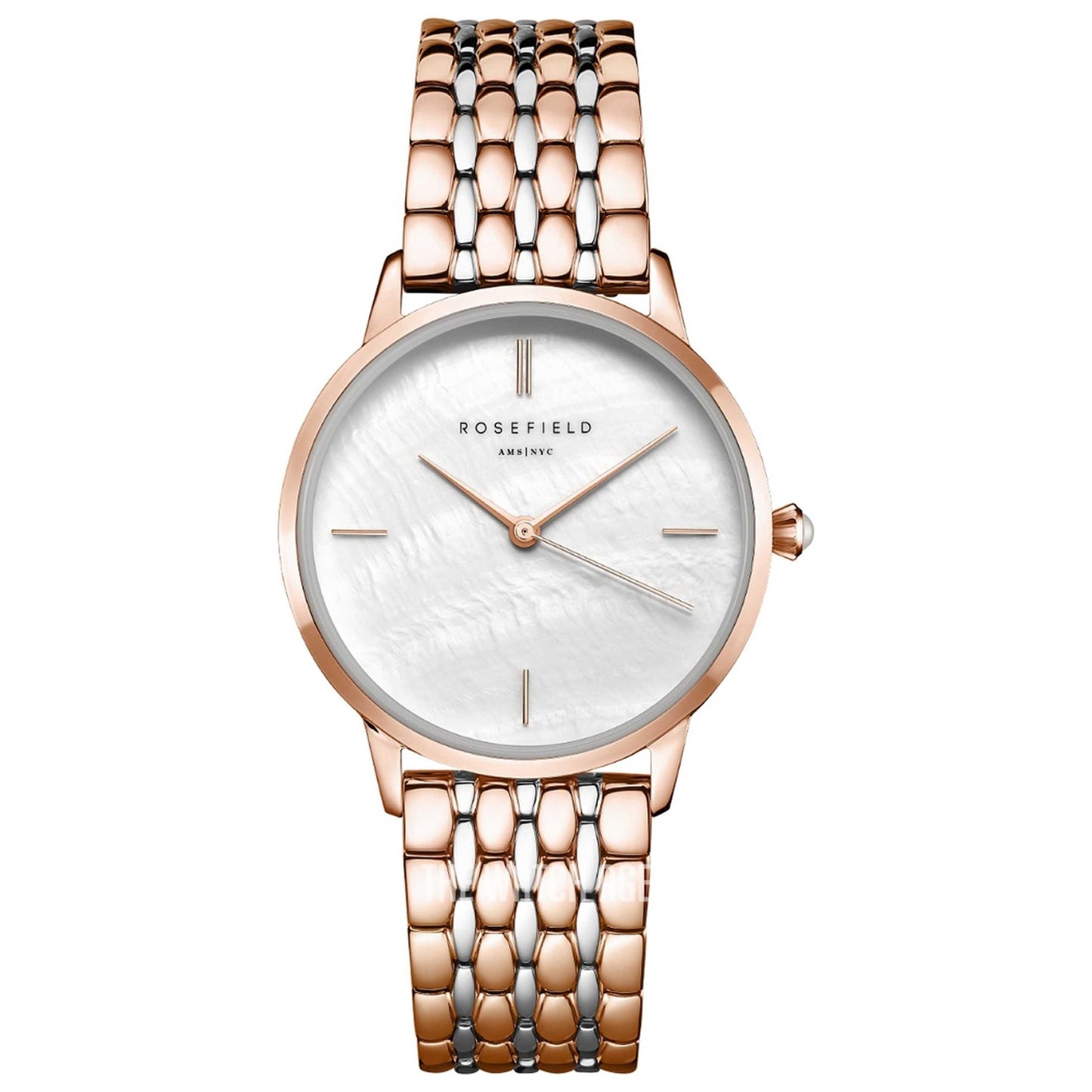 Front view of Rosefield Pearl Edit Women's Quartz Watch RMRSR-R03