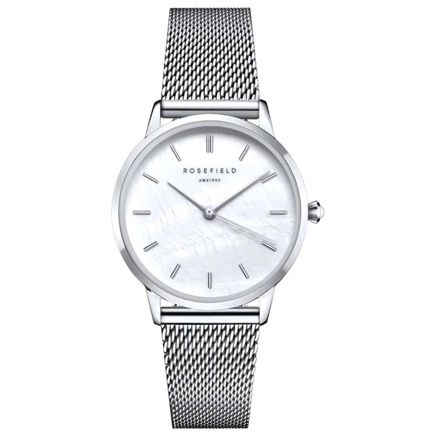 Front view of Rosefield Pearl Edit Women's Quartz Watch RMSMS-R08