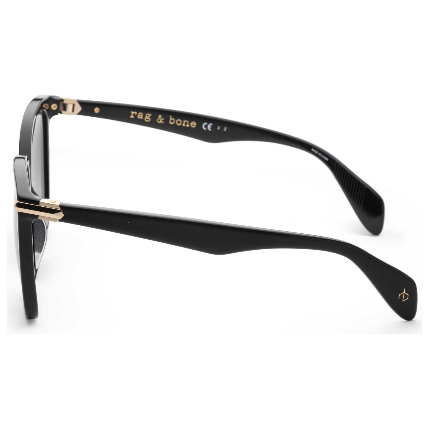 Left view of Rag & Bone Fashion Women's Sunglasses RNB1026S-807-WJ