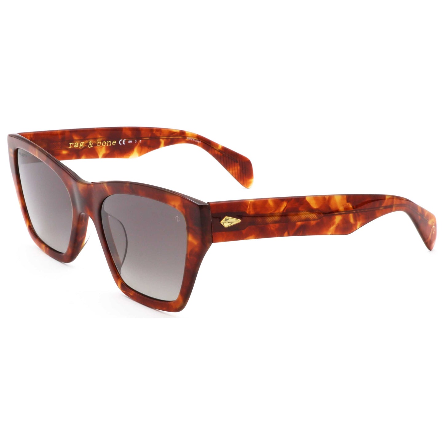 Front view of Rag & Bone Women's Sunglasses RNB1046-G-S-9N4-54