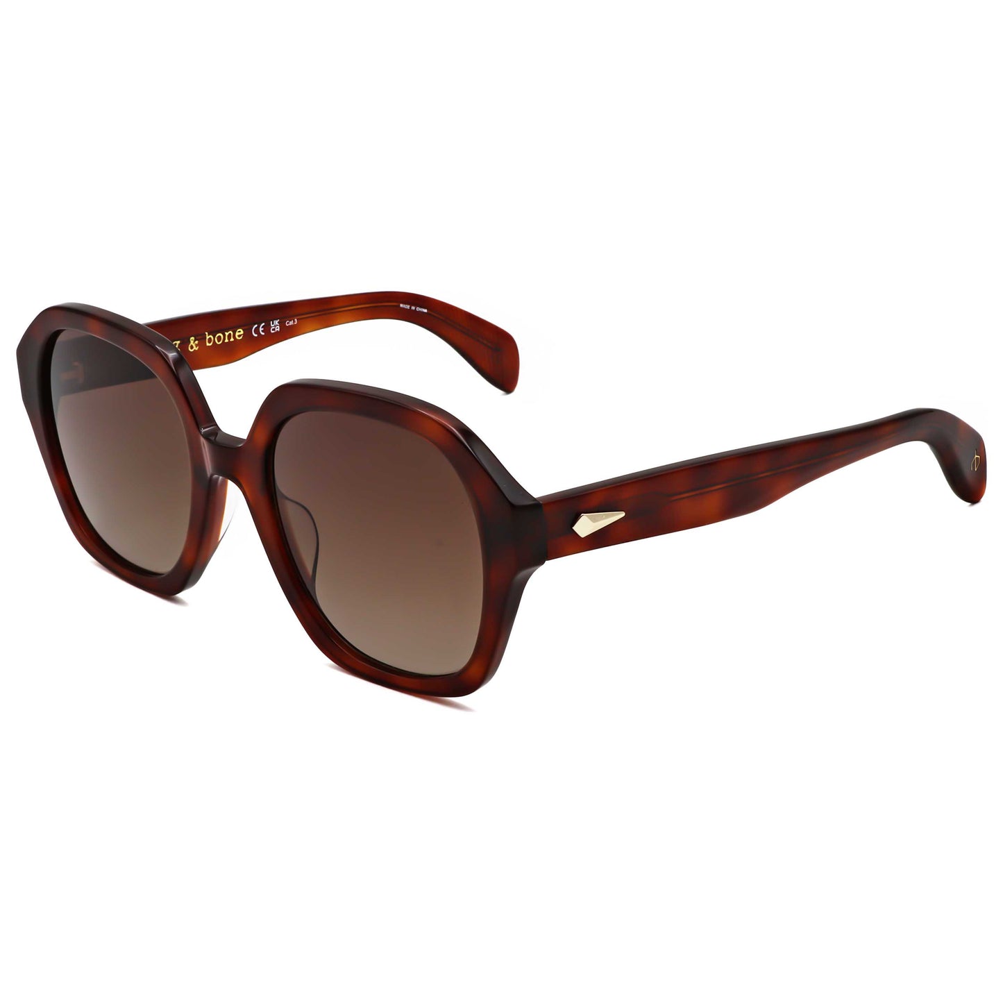 Front view of Rag & Bone Women's Sunglasses RNB1063-S-9N4-53