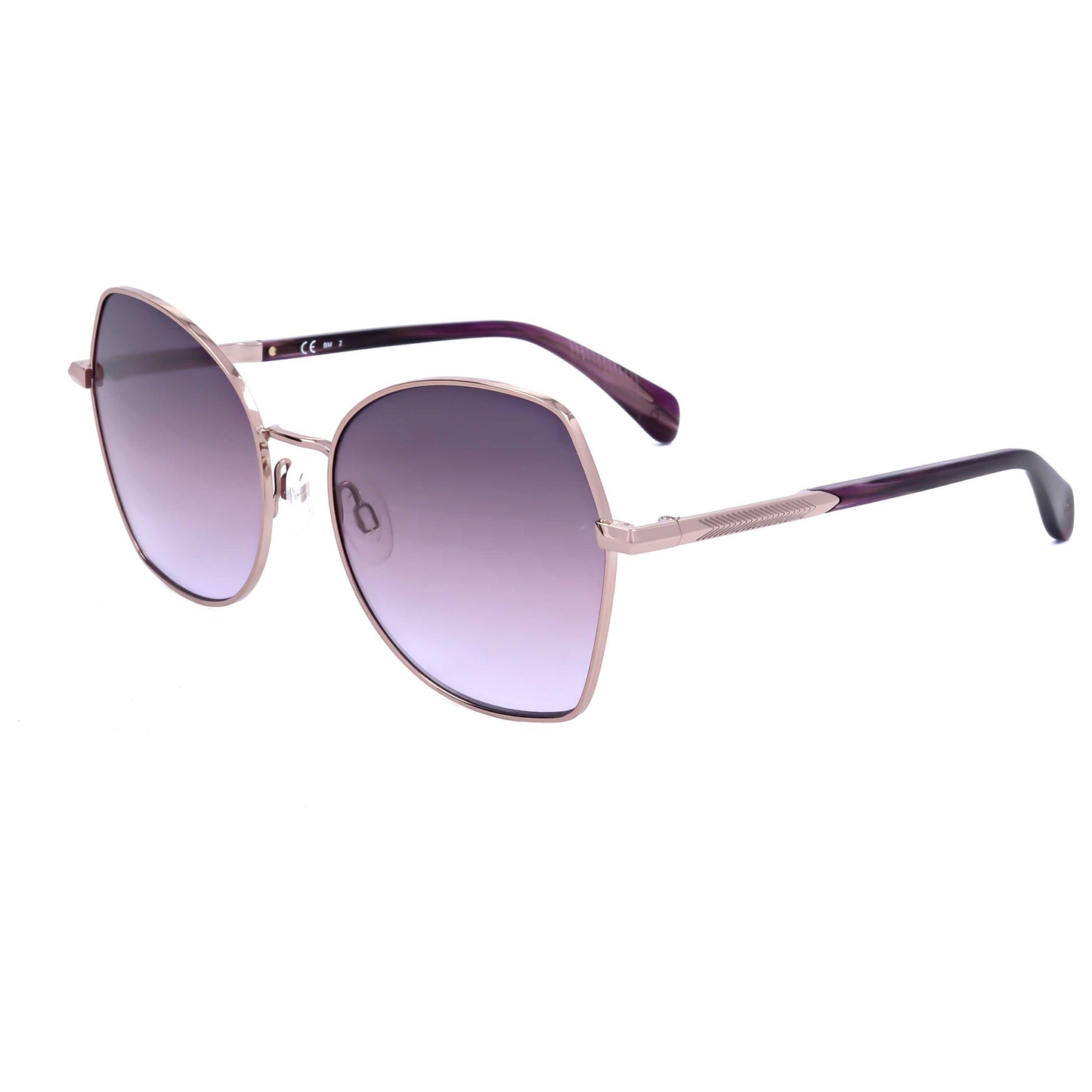 Front view of Rag & Bone Women's Sunglasses RNB1067-G-S-AU2-57